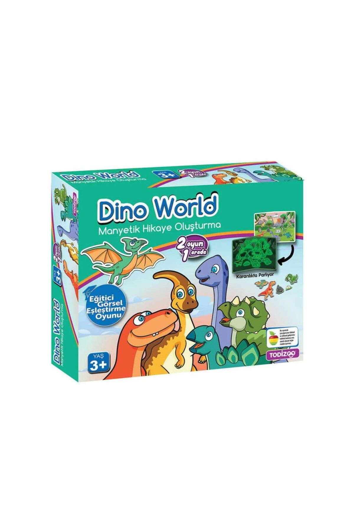 Toptan Bulurum 83915 DINO WORLD MANYETİK HİKAYE OLUŞTURMA
