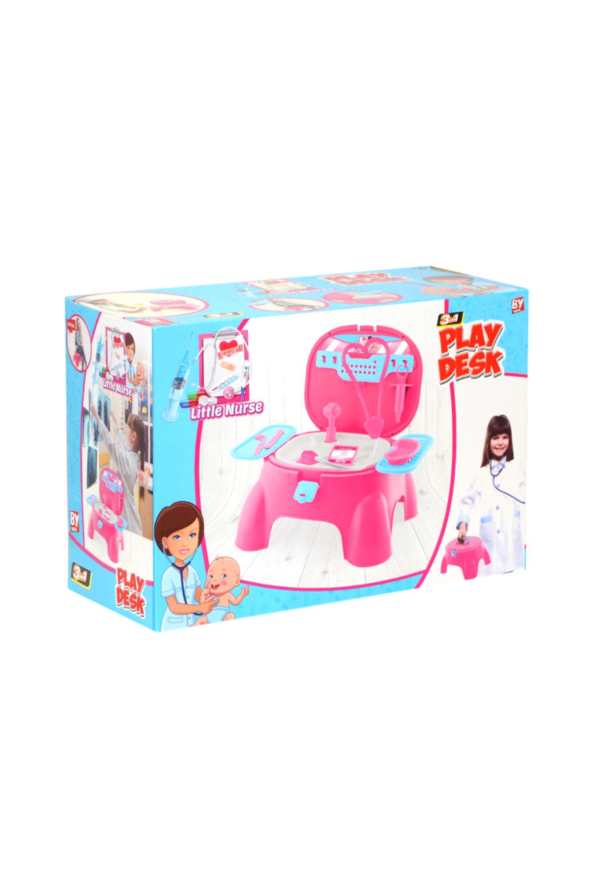 NEZADE STORE 573-BP LITTLE NURSE OYUN TABURESİ DOKTOR SET KIZ