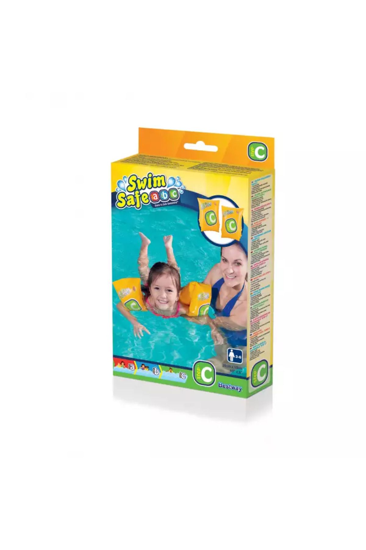 MR RZN STORE Best way Swim Safe Step Kolluk 25x15 Cm 32033