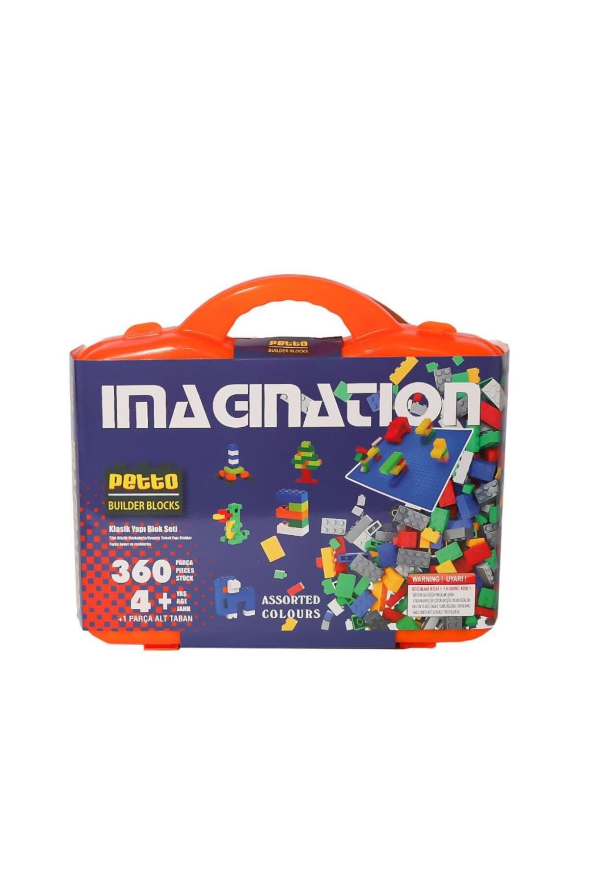 NEZADE STORE PBB360-1 Çantalı Petto Blok Seti 360 Parça-Gepettoys