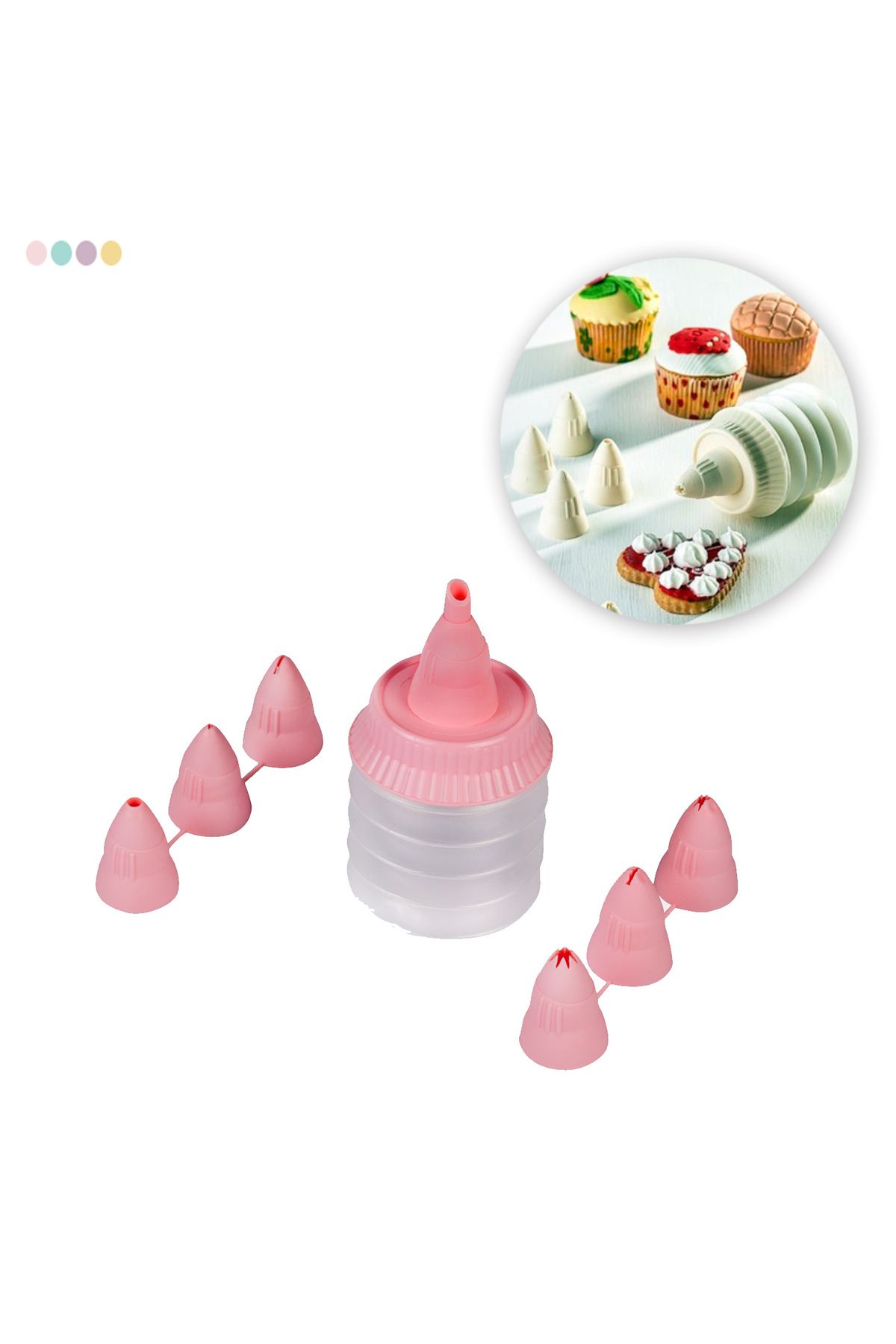 MR RZN STORE Krema Pompası - Mini Boy Krema Pompası