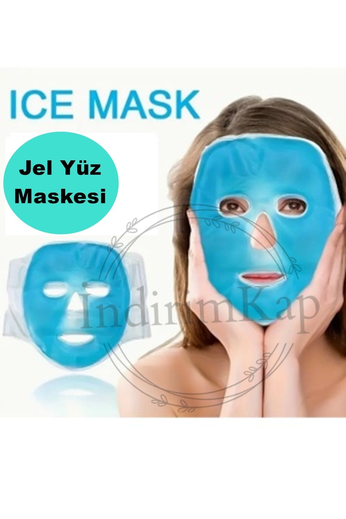 İndirimKap Yüz Için Soğuk Ve Sıcak Kompres Termojel Maske Göz Altı Morluk, Baş Ağrısı, Siyah Nokta Azaltıcı