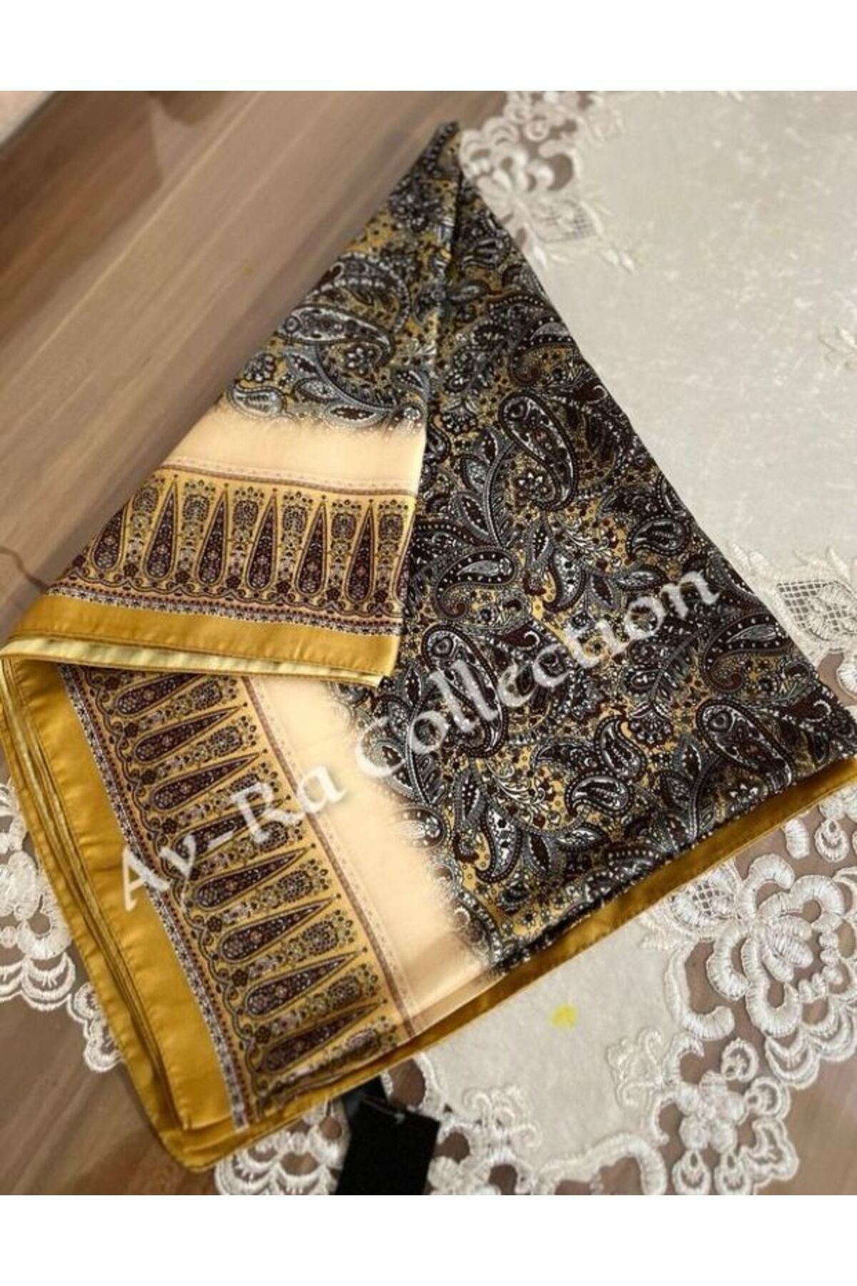 Ay-Ra Collection RETRO Etnik Desenli Pamuklu Şal (70X180)