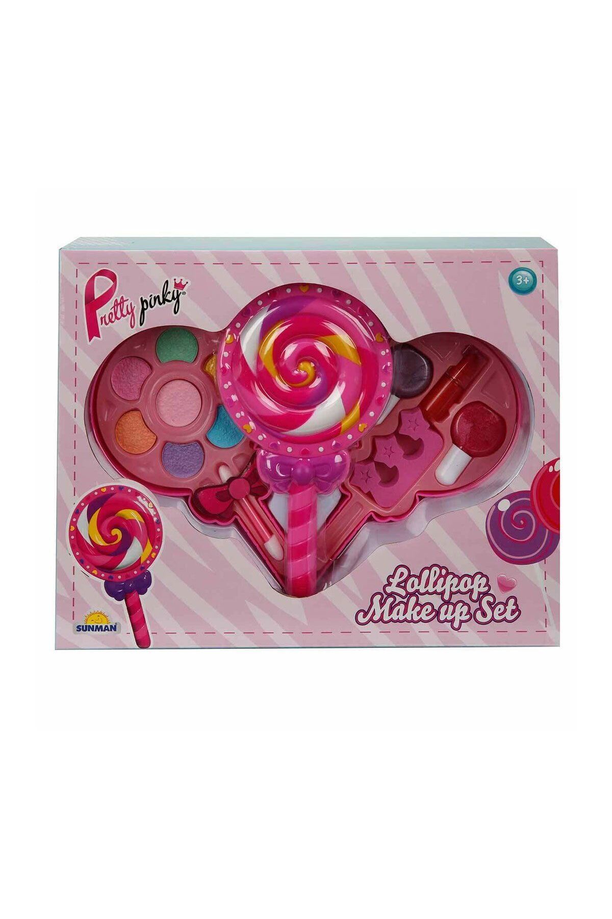 TimeStart 2598 Lolipop Şekilli 2 Katlı Makyaj Güzellik Seti