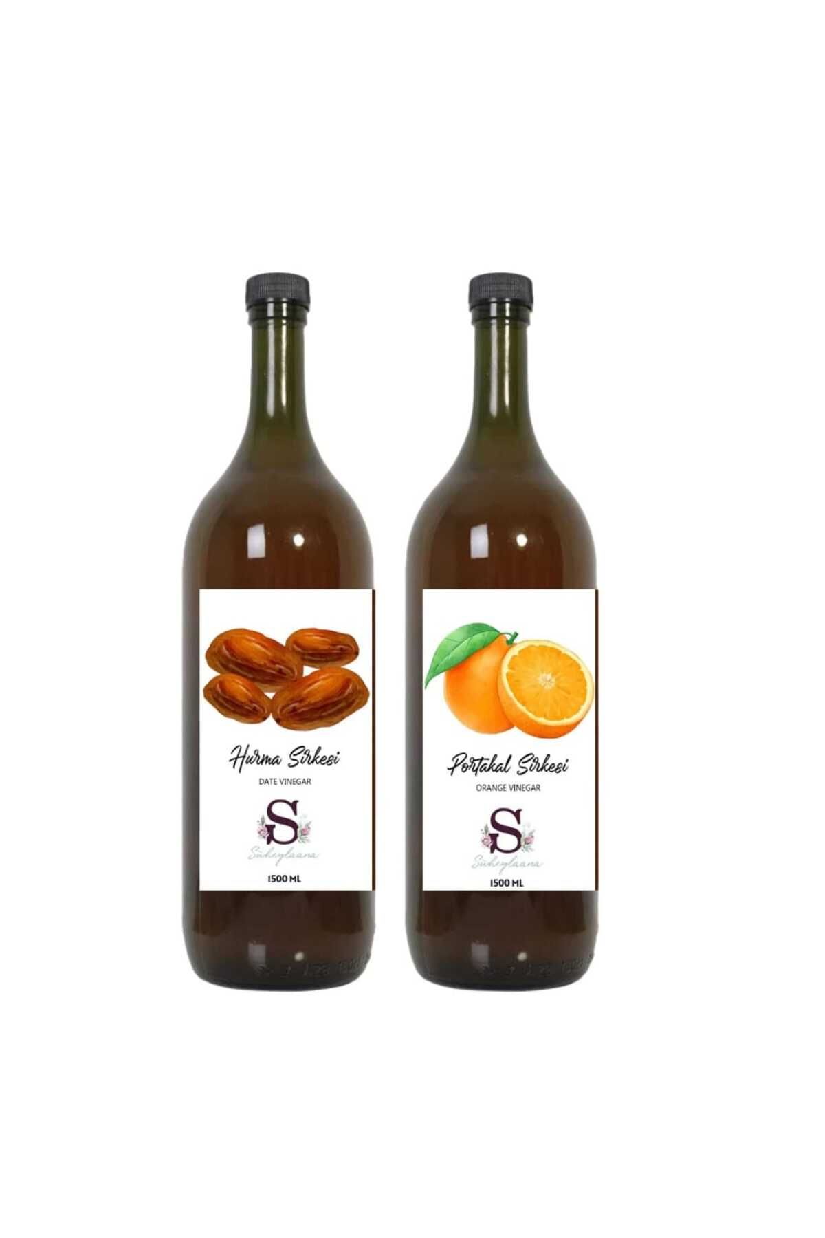Süheylaana Doğal Hurma Sirkesi 1500 Ml - Doğal Portakal Sirkesi 1500 Ml