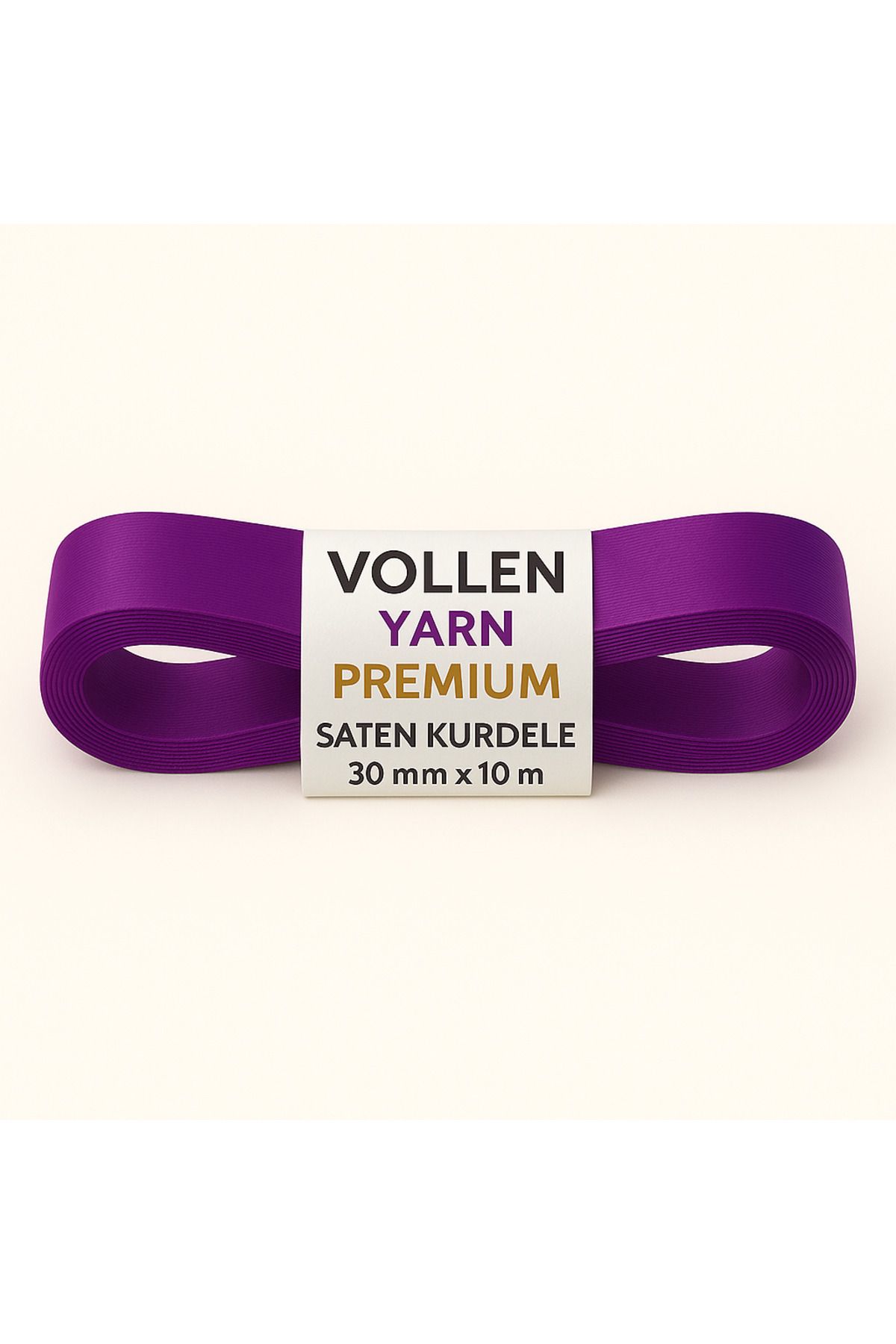 vollen yarn 30 mm 10 mt Saten Kurdele