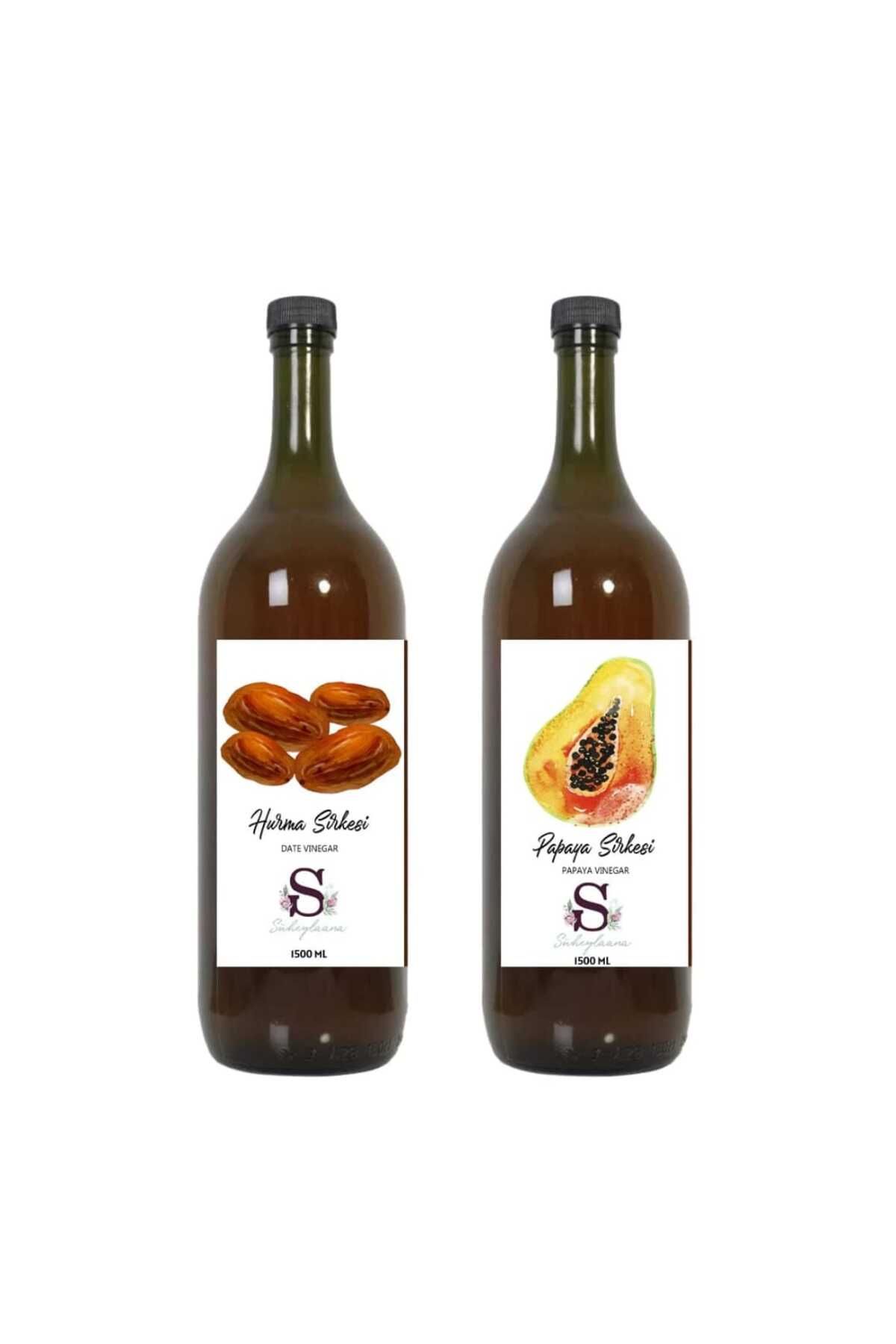 Süheylaana Doğal Hurma Sirkesi 1500 Ml - Doğal Papaya Sirkesi 1500 Ml