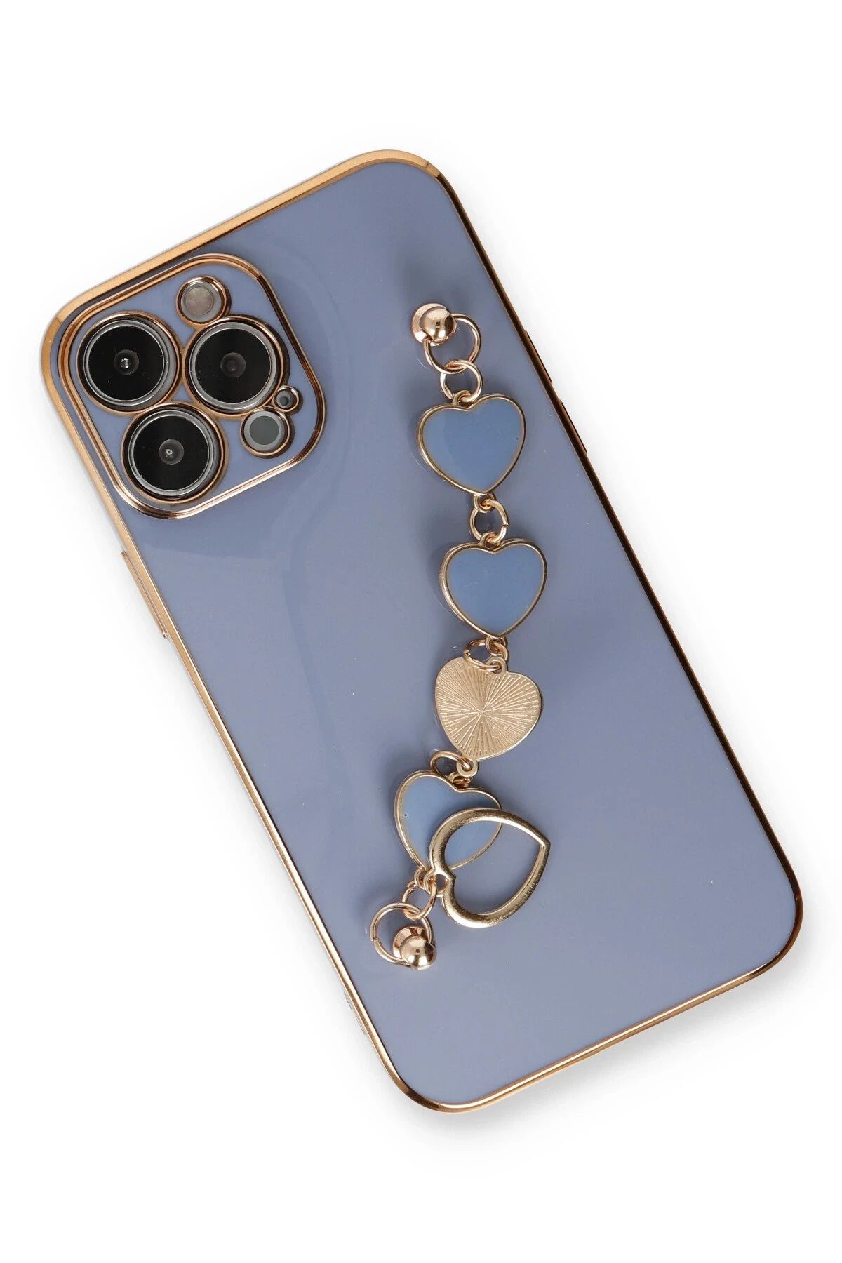 NewFace iPhone 14 Pro Uyumlu  Kılıf Esila Silikon - Gri SVLRS