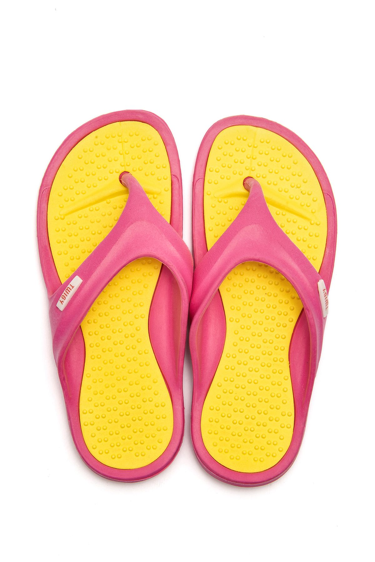 Twigy-Pink Jili Children's Slippers - Flip Flops, Size 30/35 2