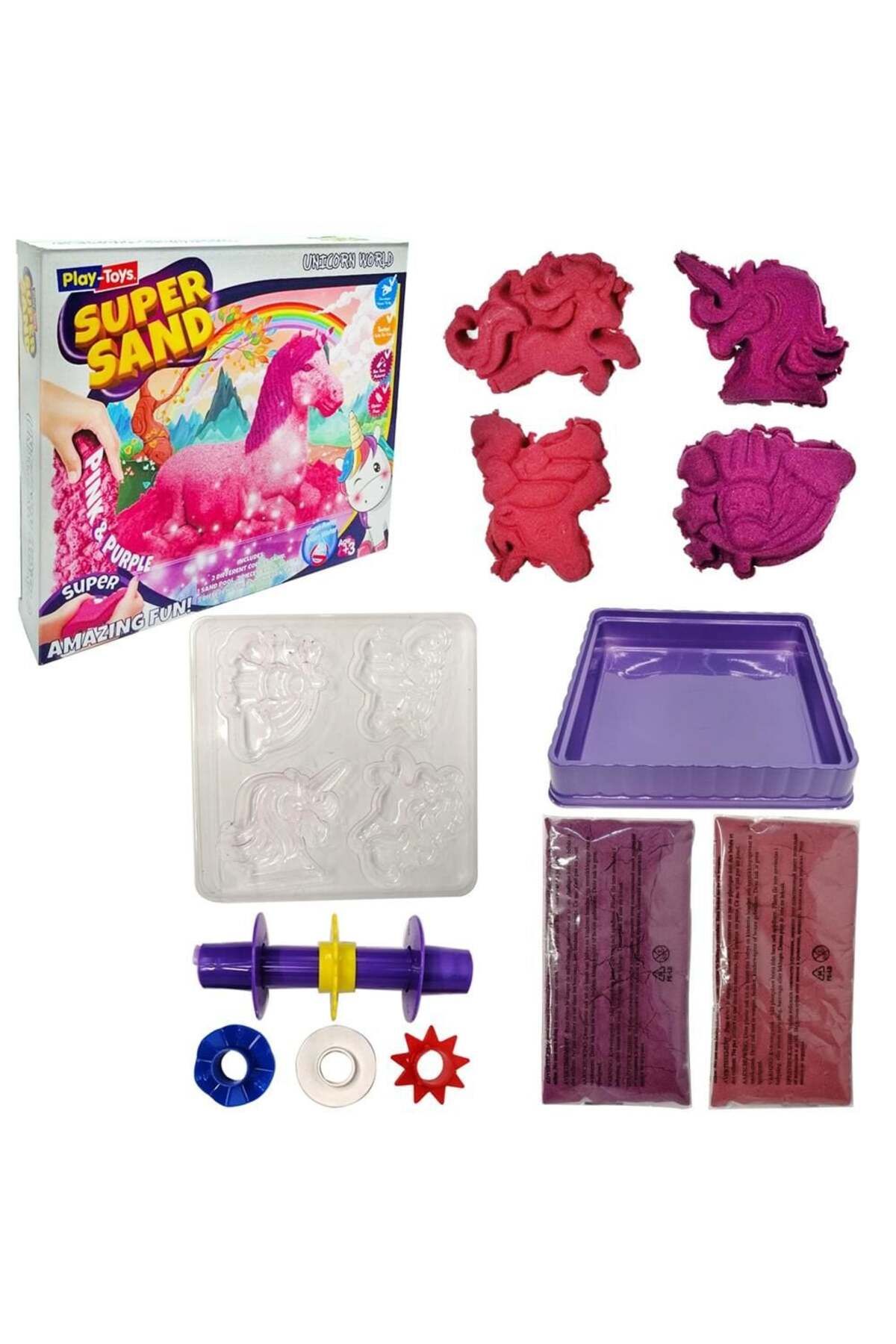 TimeStart PlayToys Unicorn Dünyası Oyun Kumu Super Sand