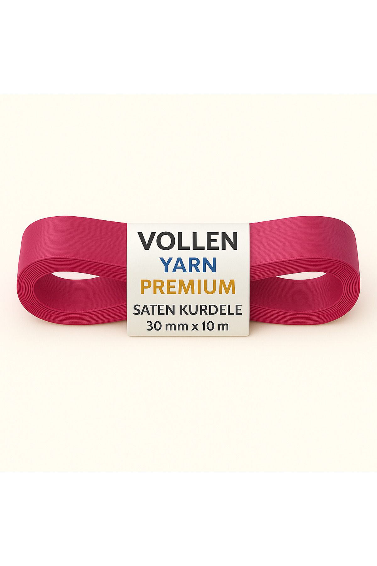 vollen yarn 30 mm 10 mt Saten Kurdele
