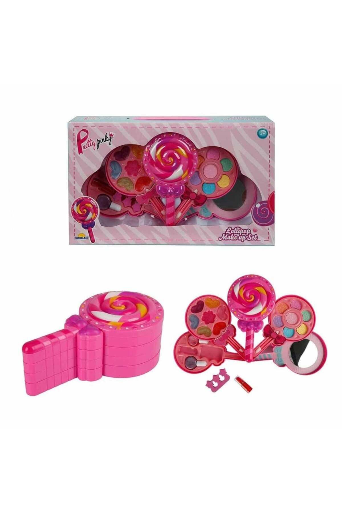 TimeStart Lolipop Şekilli 4 Katlı Makyaj Güzellik Seti