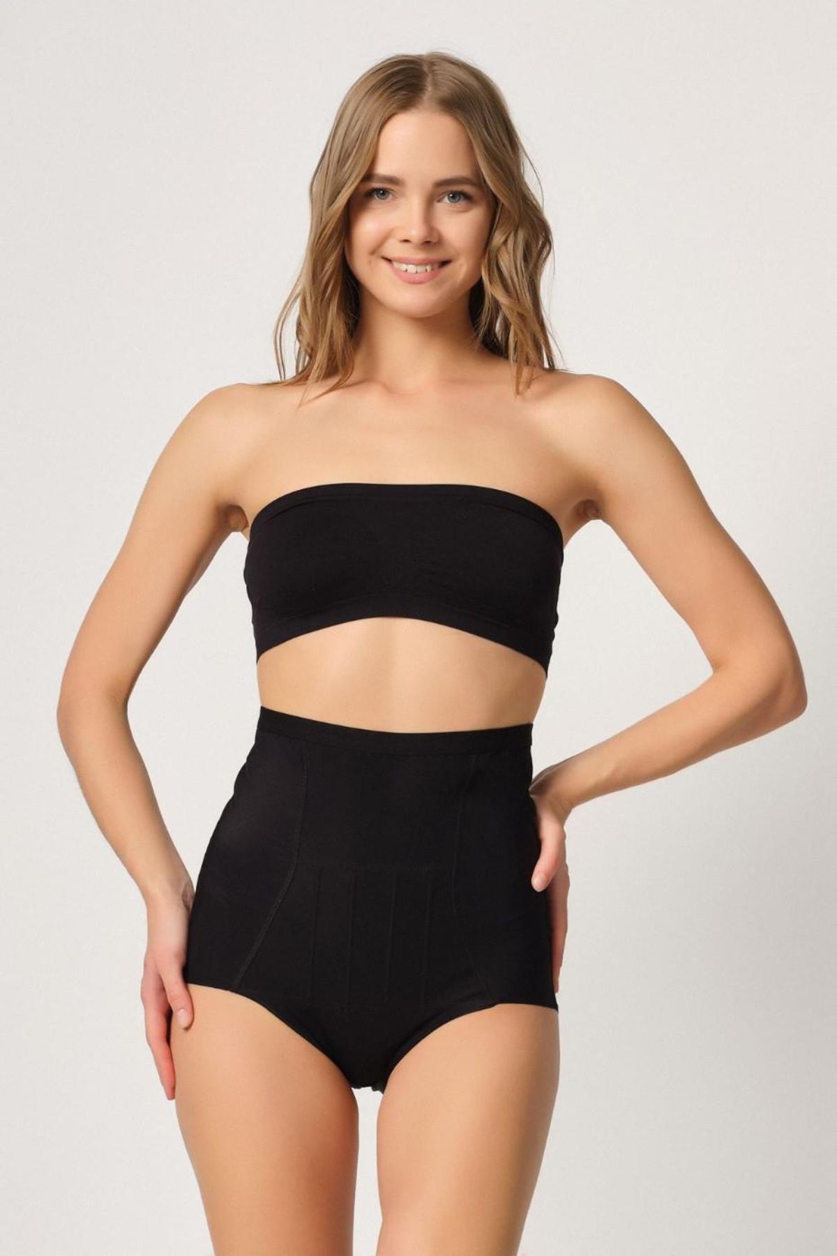 Beruflic SİYAH MI Angel 2931 Karın Balen Destekli Slip Lazer Korse