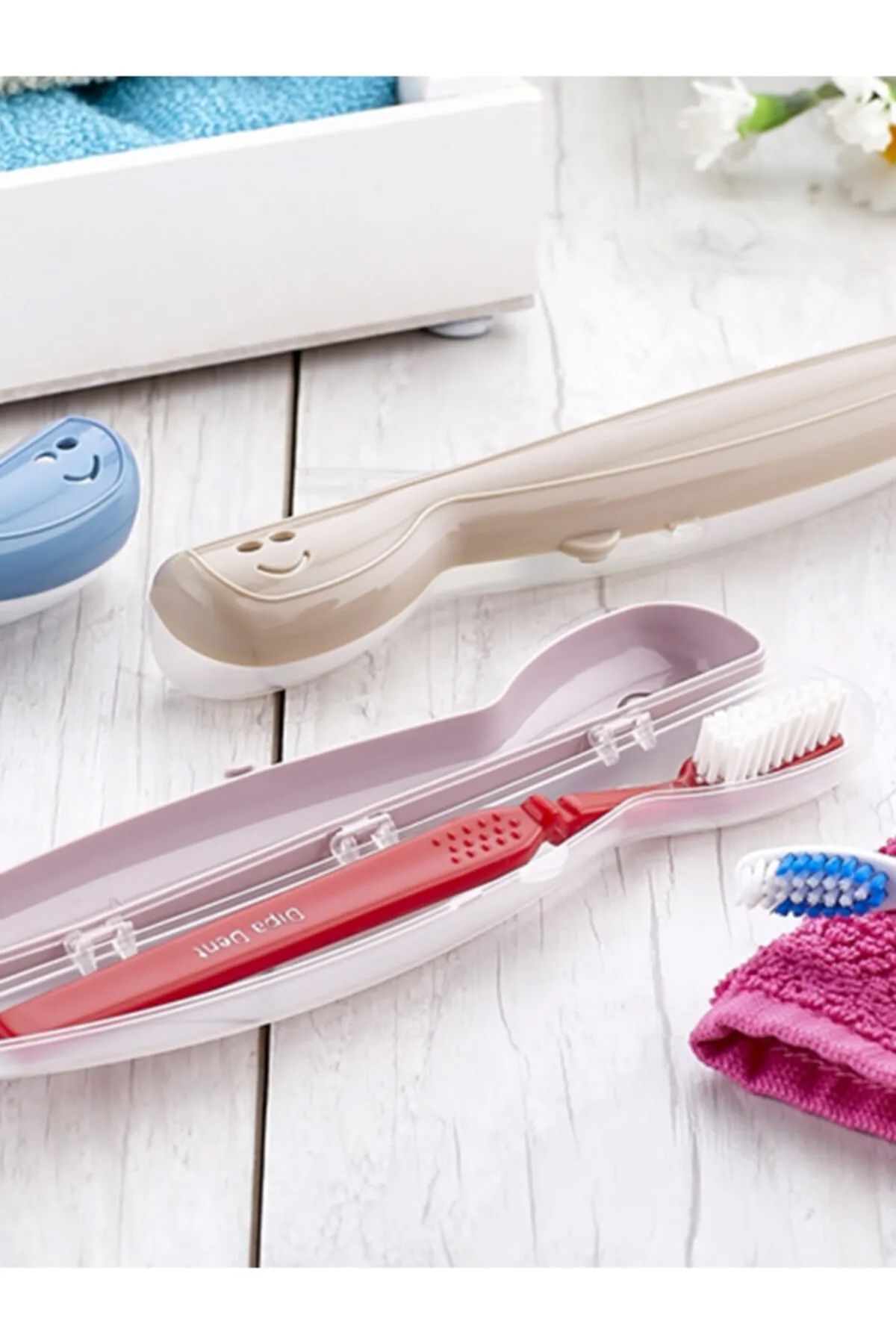 Shop58 Kullanımı Kolay Yeni Diş Fırçalık Kutusu Lx627