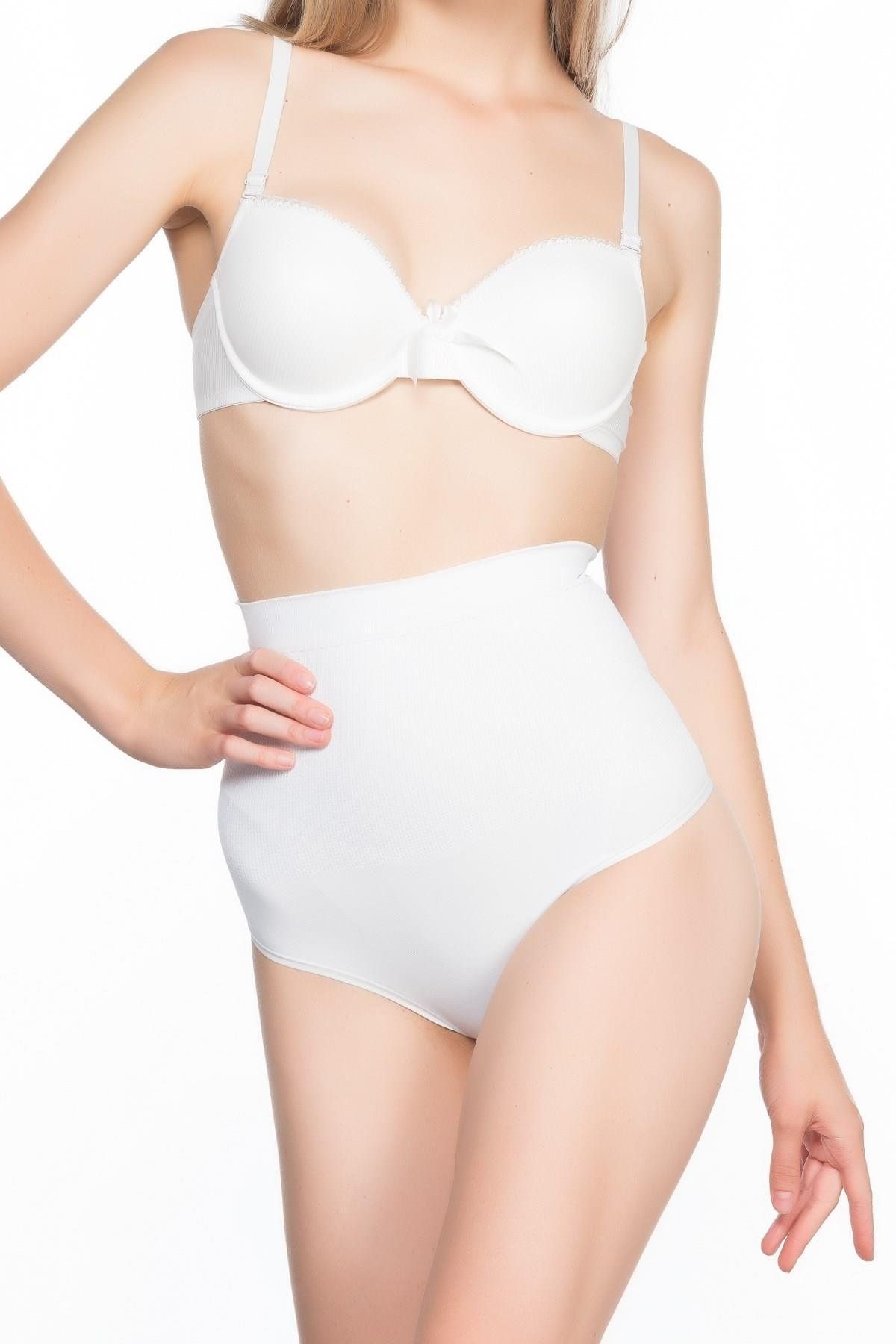 Beruflic BEYAZ MI Angel 2054 Masajlı String Korse