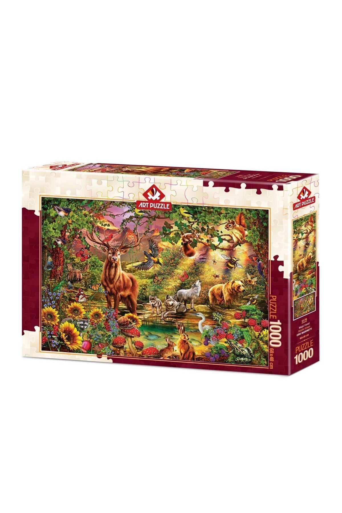 TimeStart 5176 Art Puzzle Büyülü Orman 1000 Parça Puzzle