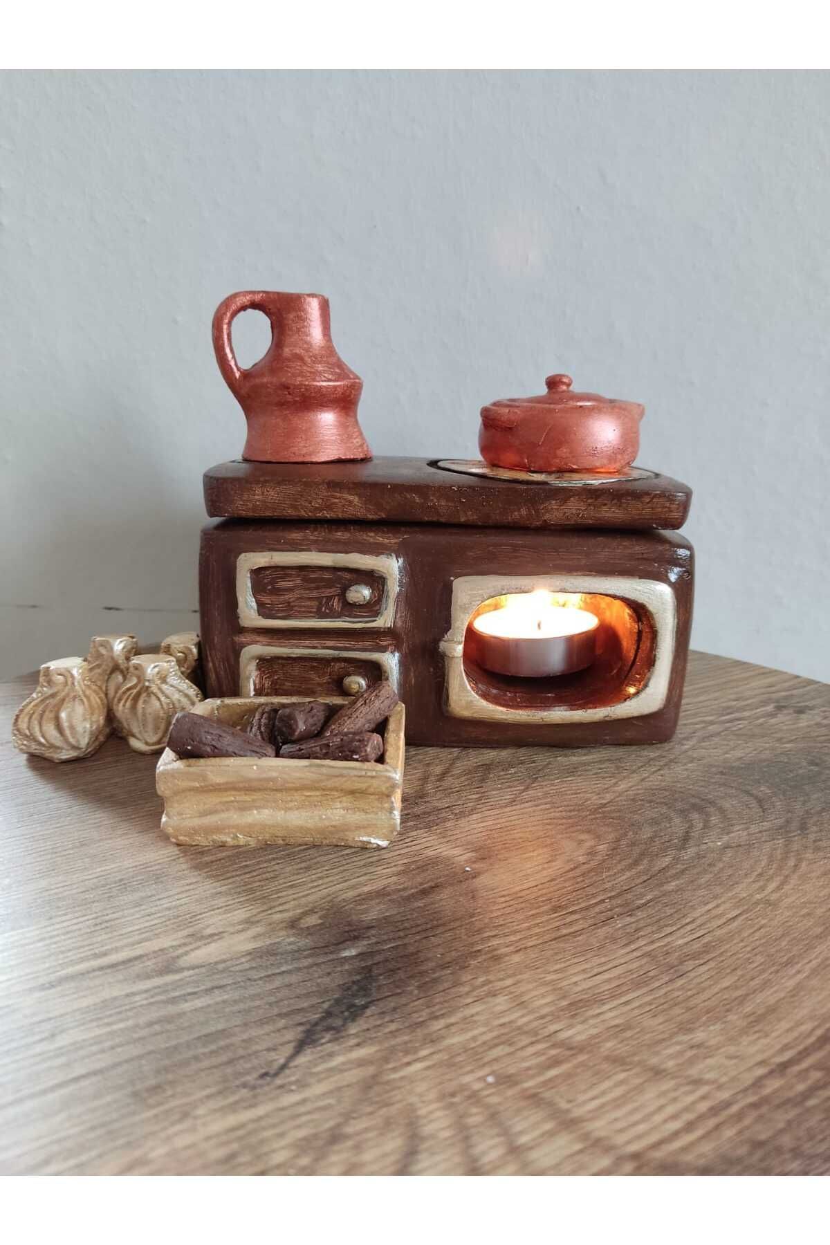 teknotrust Kuzine Buhurdanlık Soba Tealight Mumluk, Dekor, Ev Dekorasyon, Biblo, Obje, Salon Aksesuarları
