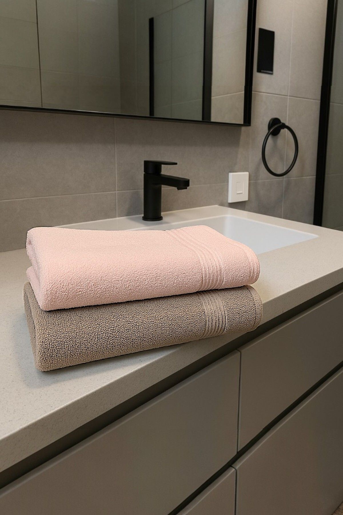MixCotton Home % 100 Pamuk 140x70 Cm Büyük Boy 2 Li Banyo Havlusu