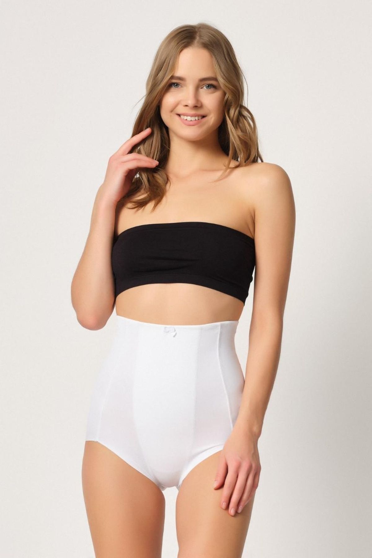 Beruflic BEYAZ MI Angel 2920 Yüksek Bel Karın Desteklı Slip Lazer Korse