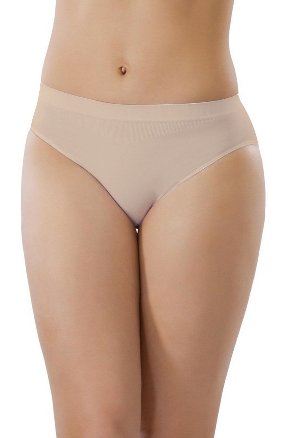 Shop58 Dikişsiz İz Yapmaz Slip Külot 11000 Ten