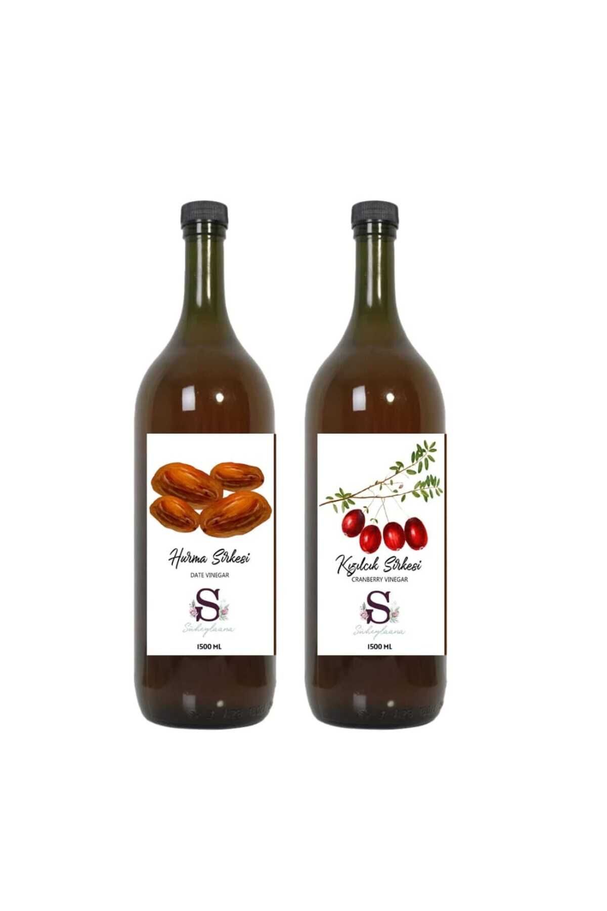 Süheylaana Doğal Hurma Sirkesi 1500 Ml - Doğal Kızılcık Sirkesi 1500 Ml