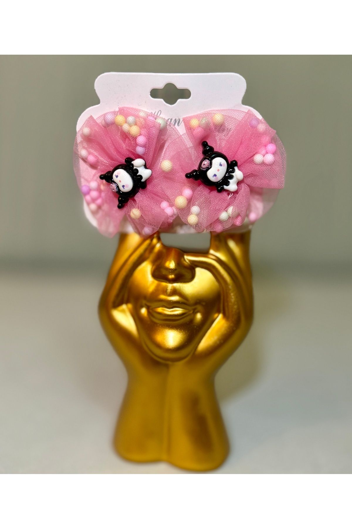 DF ToyShop KUROMİLİ 2’Lİ PEMBE LASTİKLİ ÇOCUK VE BEBEK TOKASI