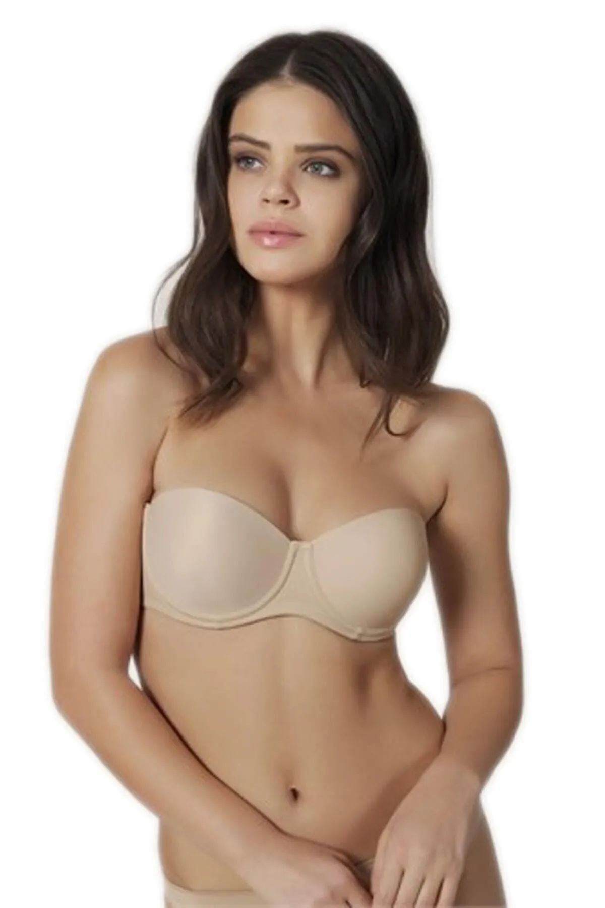 Shop58 Orkide Kadın Ten Sırtı Şeffaf Straples Dolgusuz 2550