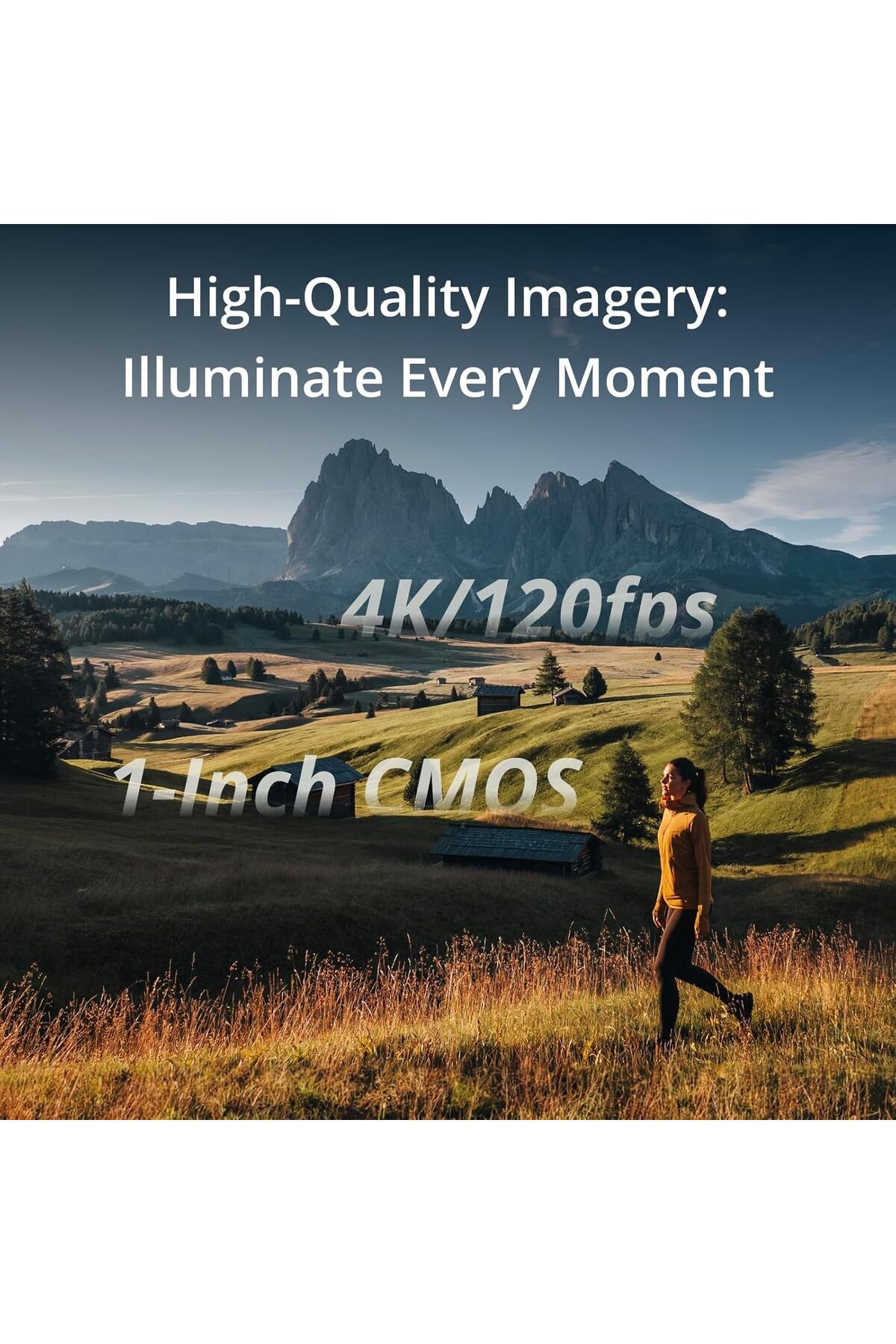 DJI-Osmo Pocket 3 Creator Combo, Vlogging Camera with 1'' CMOS & 4K/120fps Video, 3-Axis Stabilizati 3
