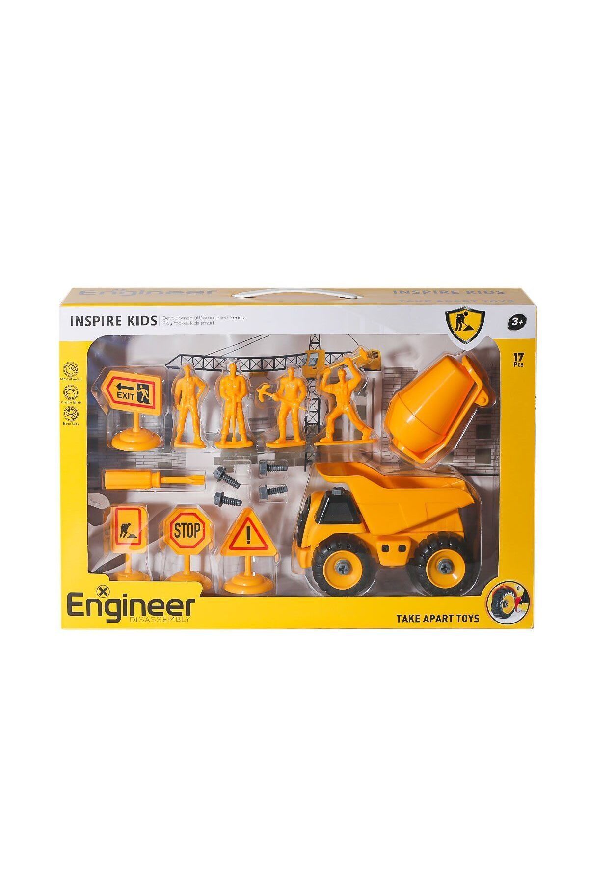 TimeStart CNM-15 17 PARÇA SÖK TAK KAMYON OYUN SETİ 24