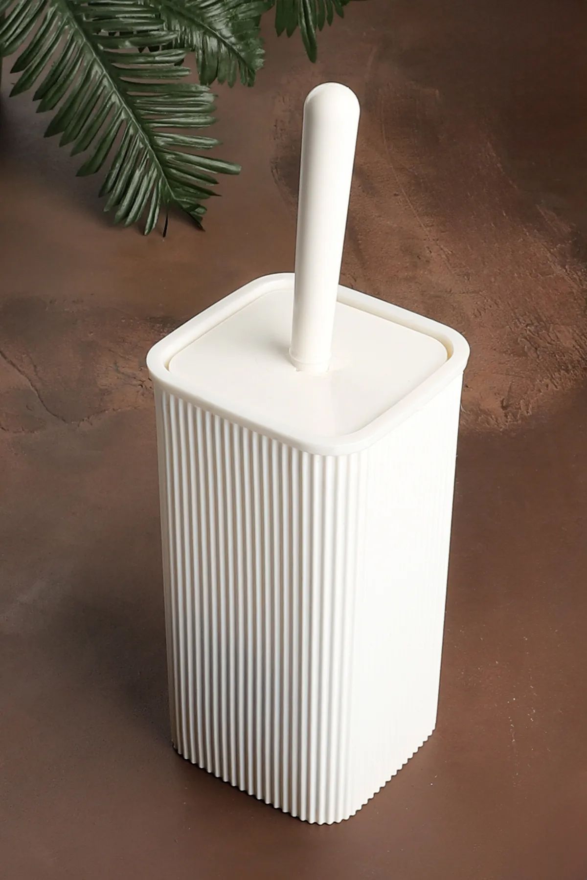 Home Line Çizgili Plastik Tuvalet Fırçası - Klozet Fırçası