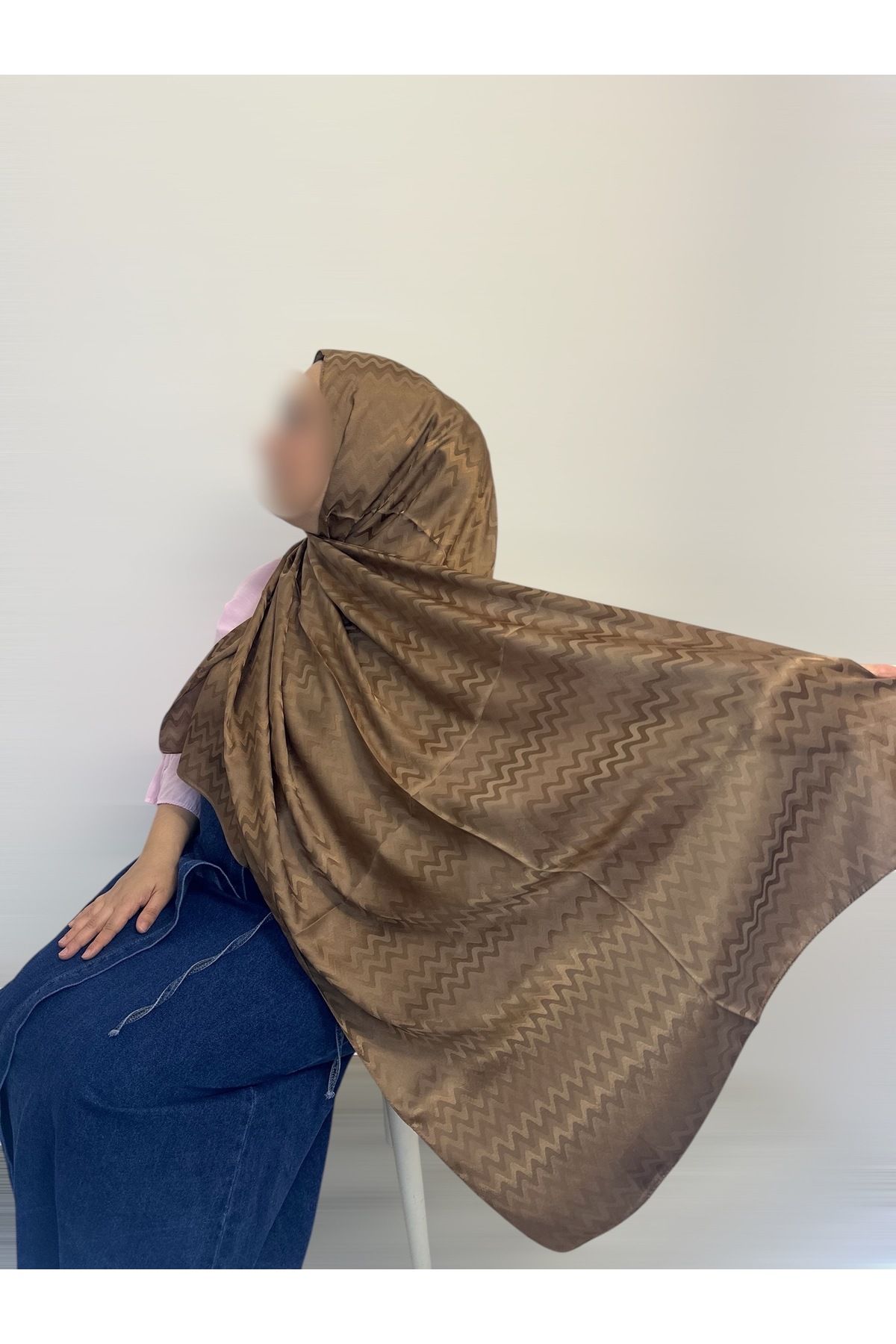 Şalcınız Jakar Zikzak Desen Şal