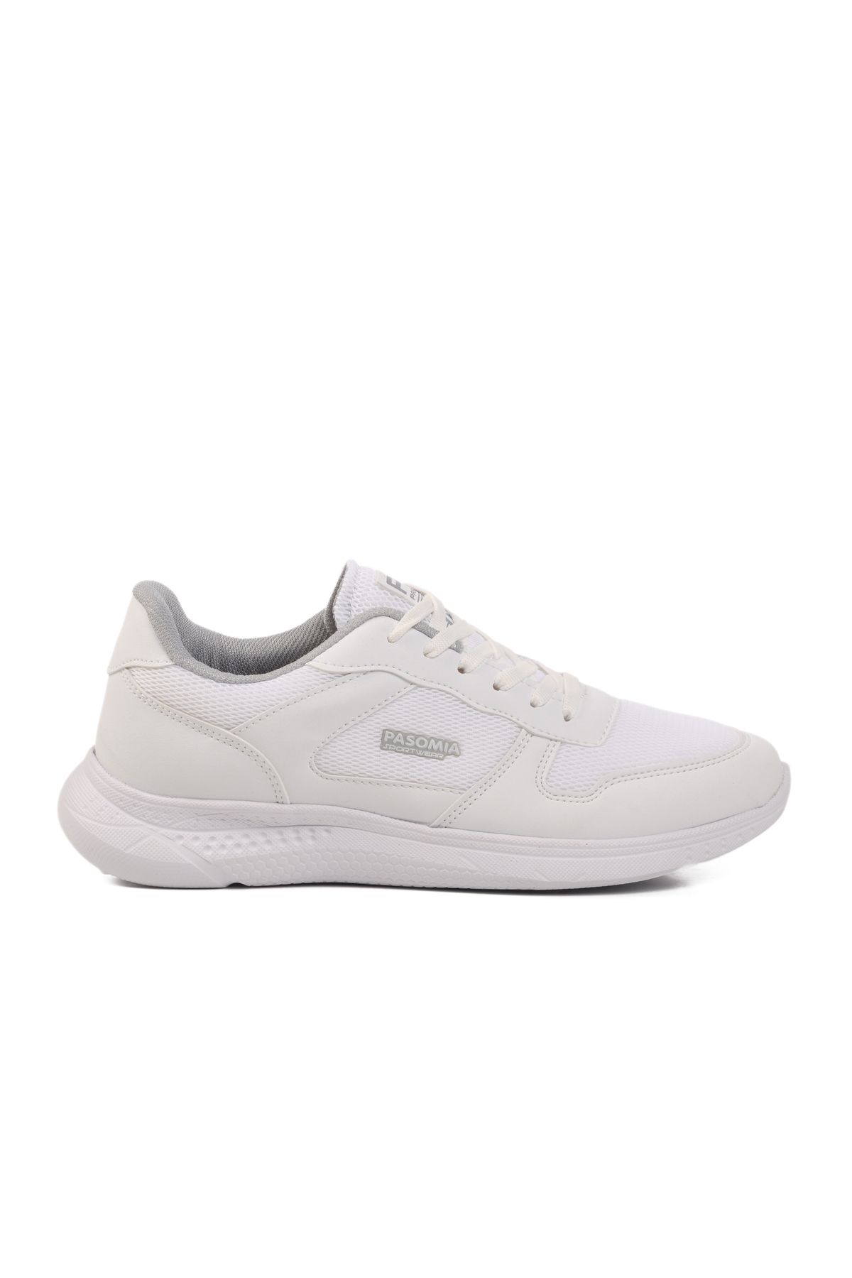 Aspor Beyaz Fileli Hafif Unisex Spor Ayakkabı
