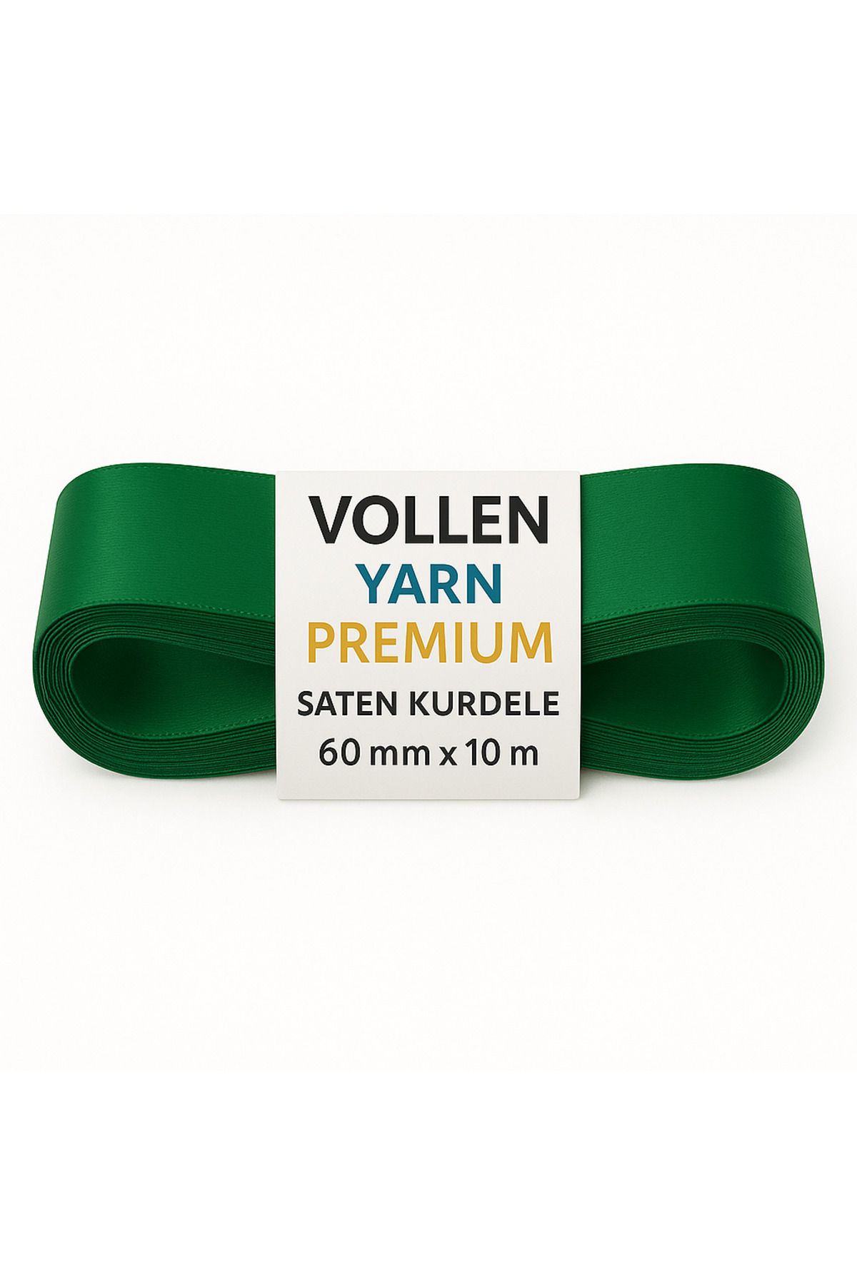 vollen yarn 60 mm 10 mt Saten Kurdele