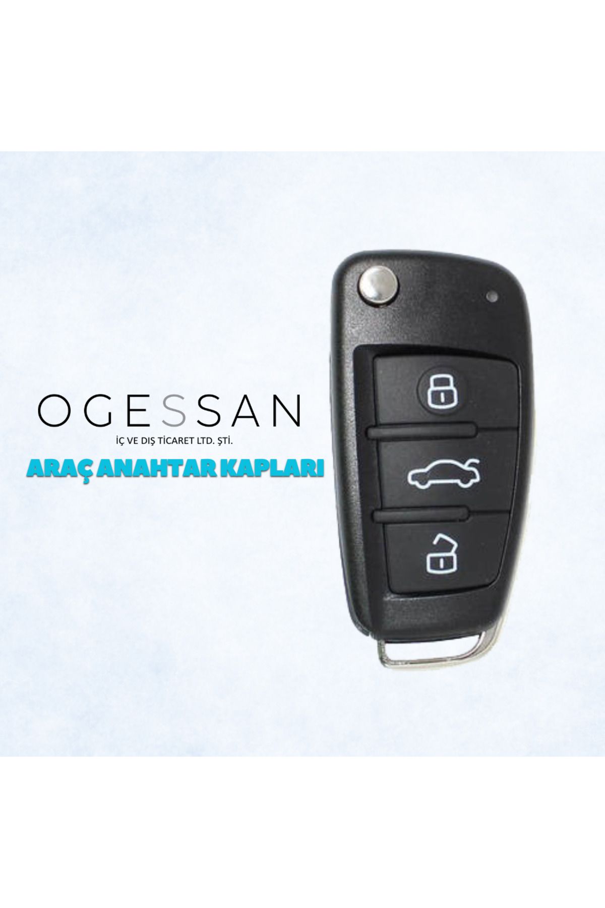 OGESSAN AUDİ SUSTALI Anahtar Kabı Kumanda Kabı Orijinal