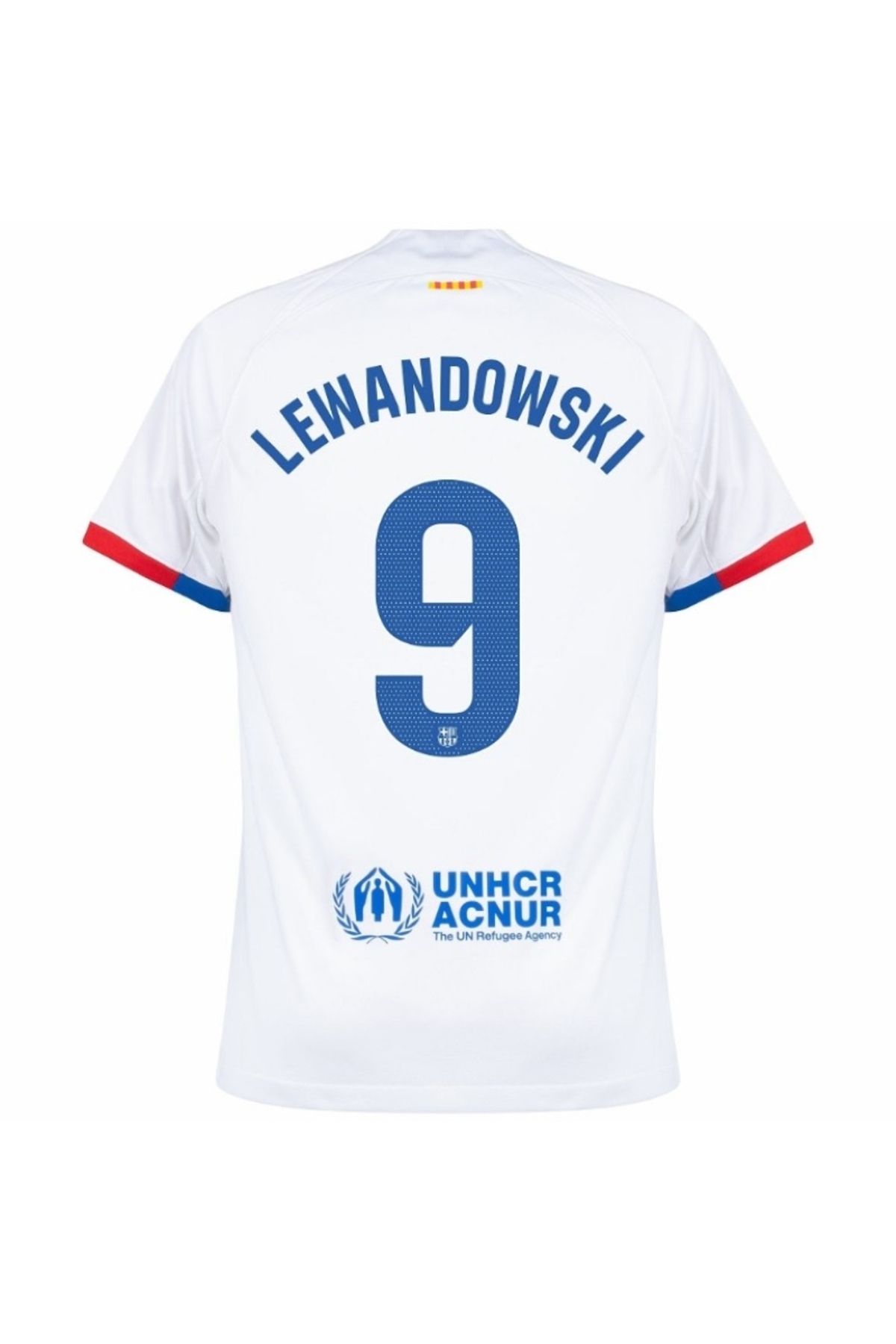 Lion Spor B'arcelona 2023-24 Sezon Robert Lewandowski Deplasman Forması(BEYAZ)