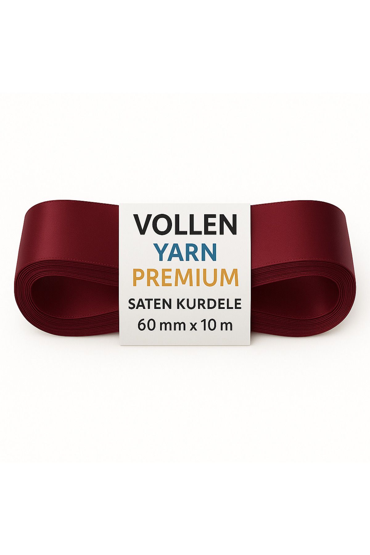 vollen yarn 60 mm 10 mt Saten Kurdele