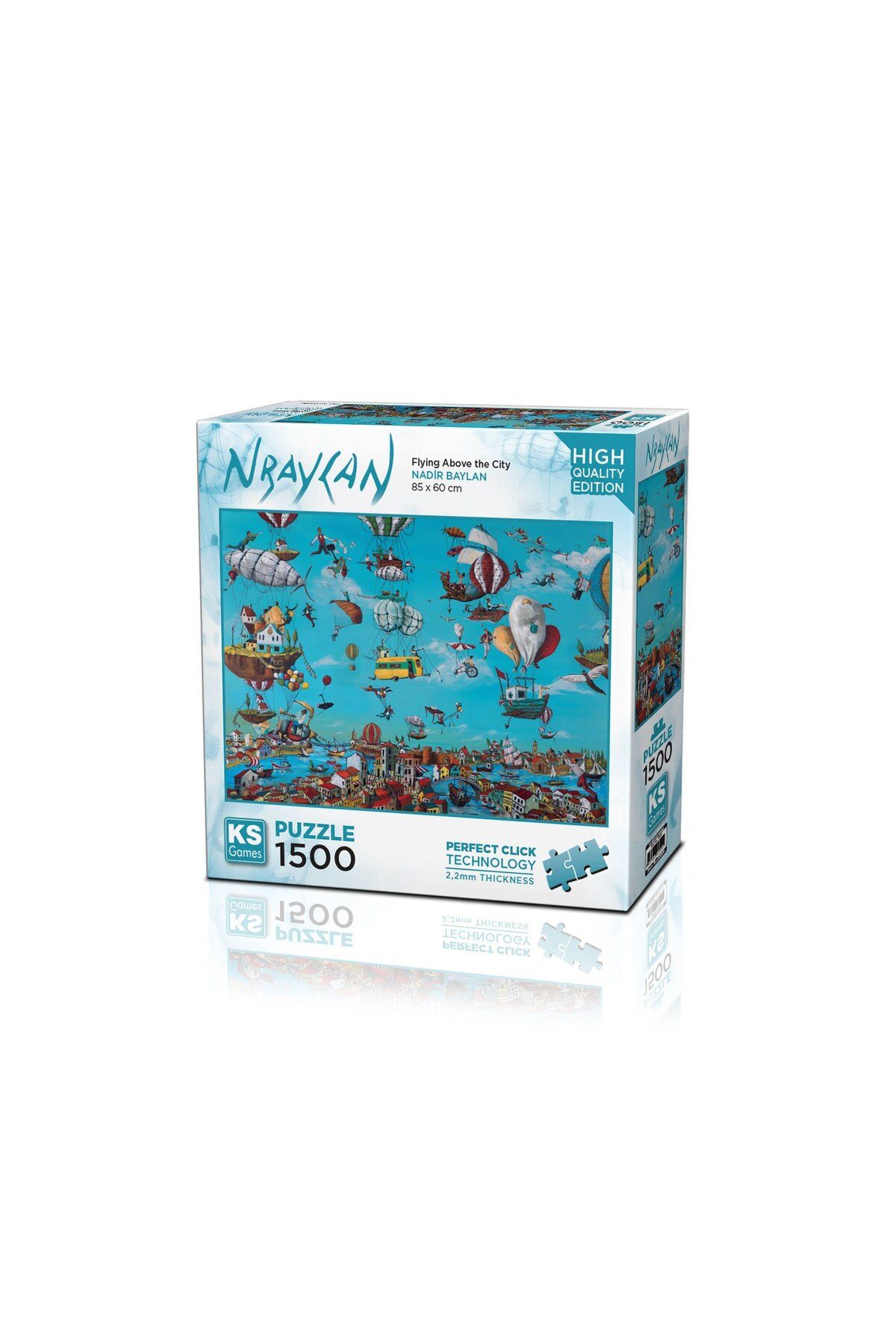 TimeStart * Puzzle 1500 Parça Nbaylan Flying Above the City
