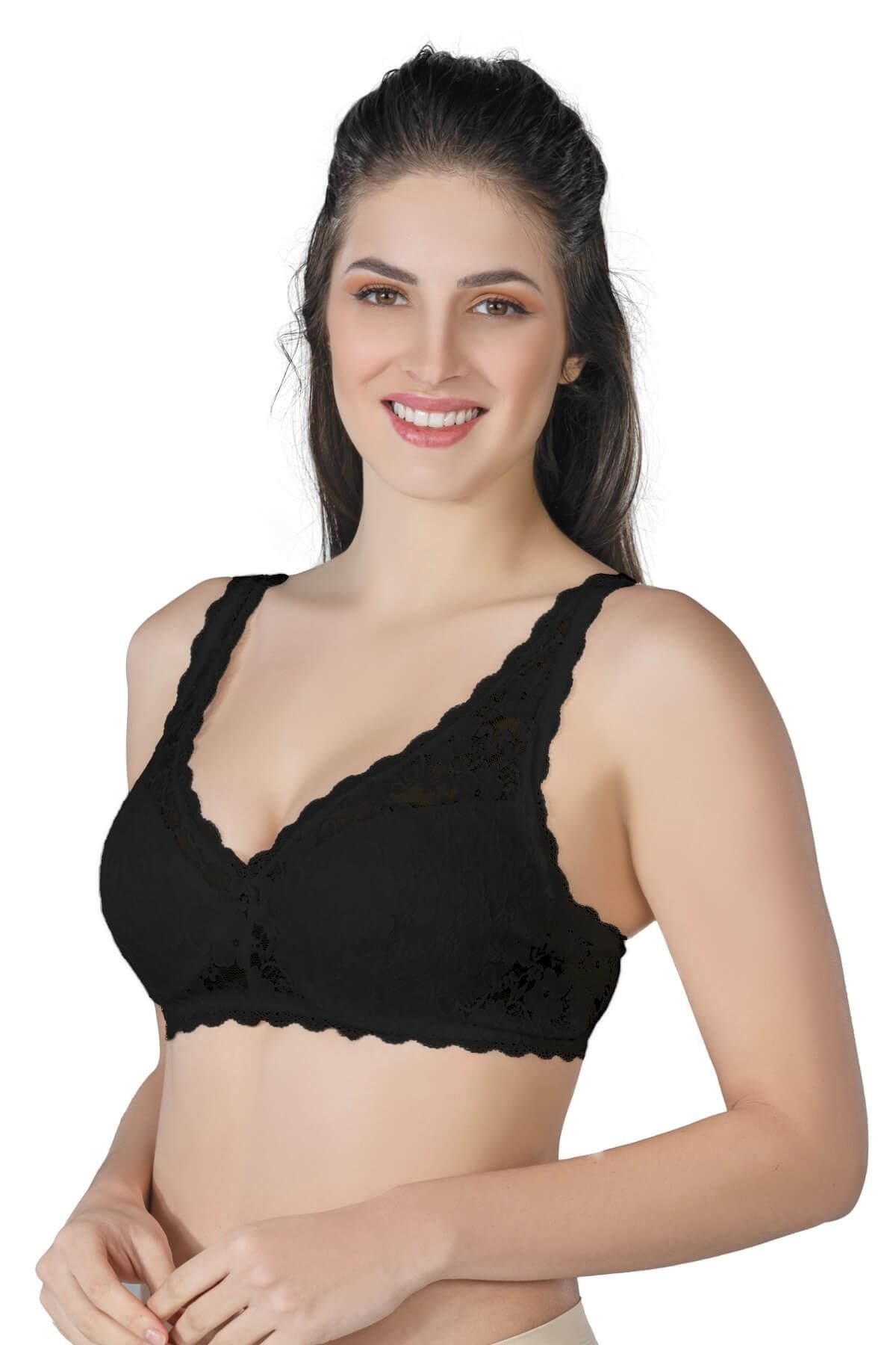 Beruflic SİYAH MI Angel 188 B Pedli Dantelli Telli Toparlayıcı Sütyen