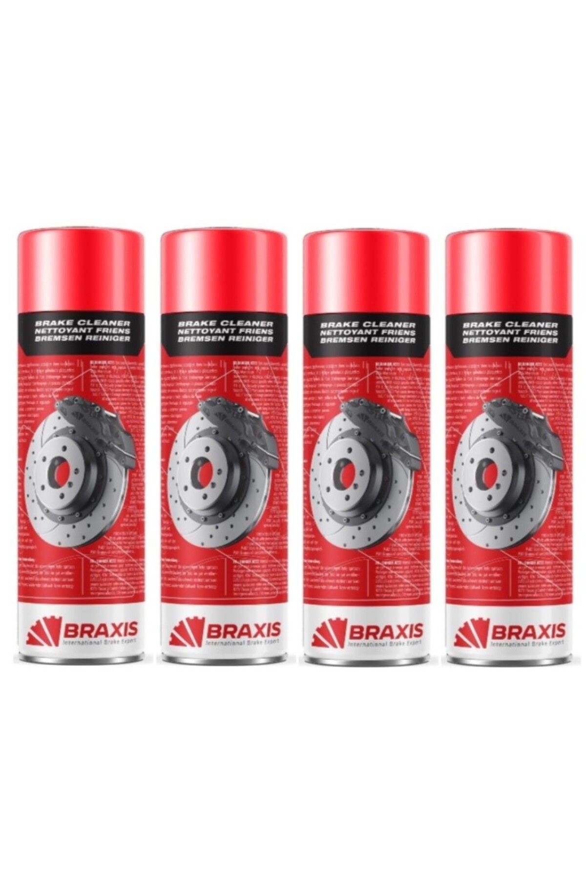OTO MOTTO Braxıs Fren Balata Spreyi Braxis 500 ml 4 Adet