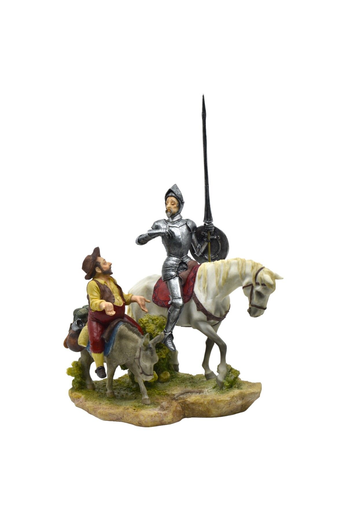 AYDINARTSHOP Veronese Don Kişot ve Sancho Panza Heykeli