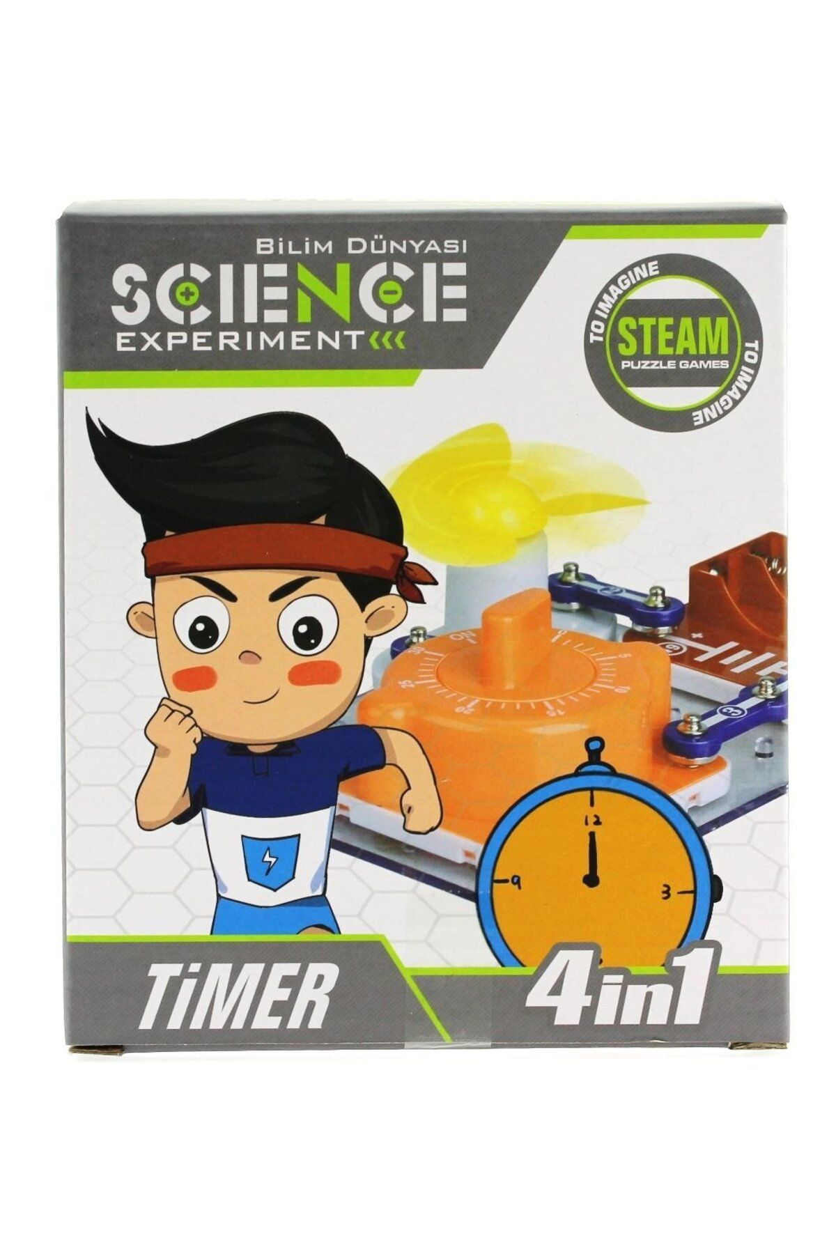 TimeStart Eğlenceli Deney Setim Zamanlayıcı 4 in 1