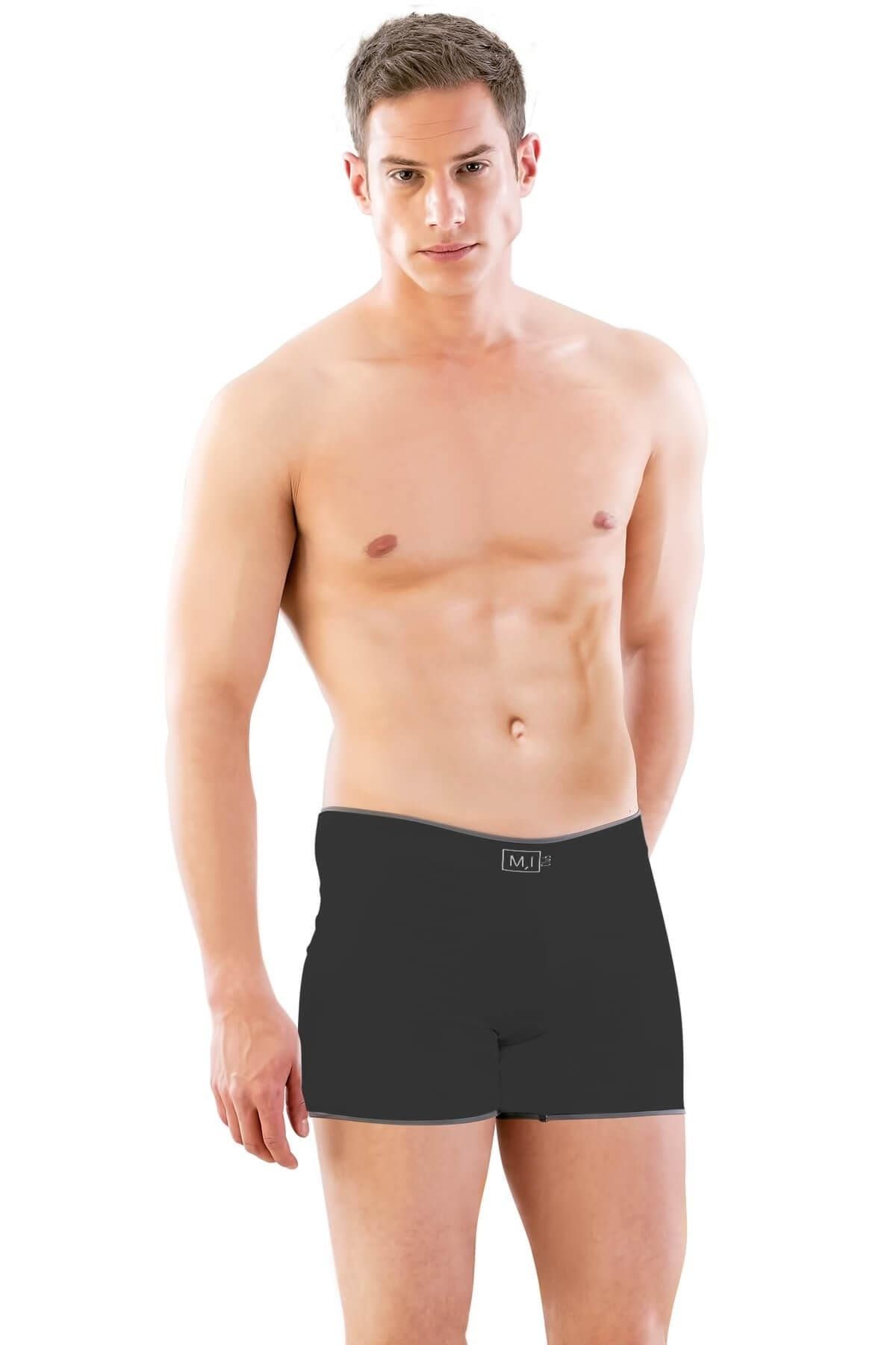 Beruflic SİYAH MI Angel 2108 Seamless uzun Erkek Boxer