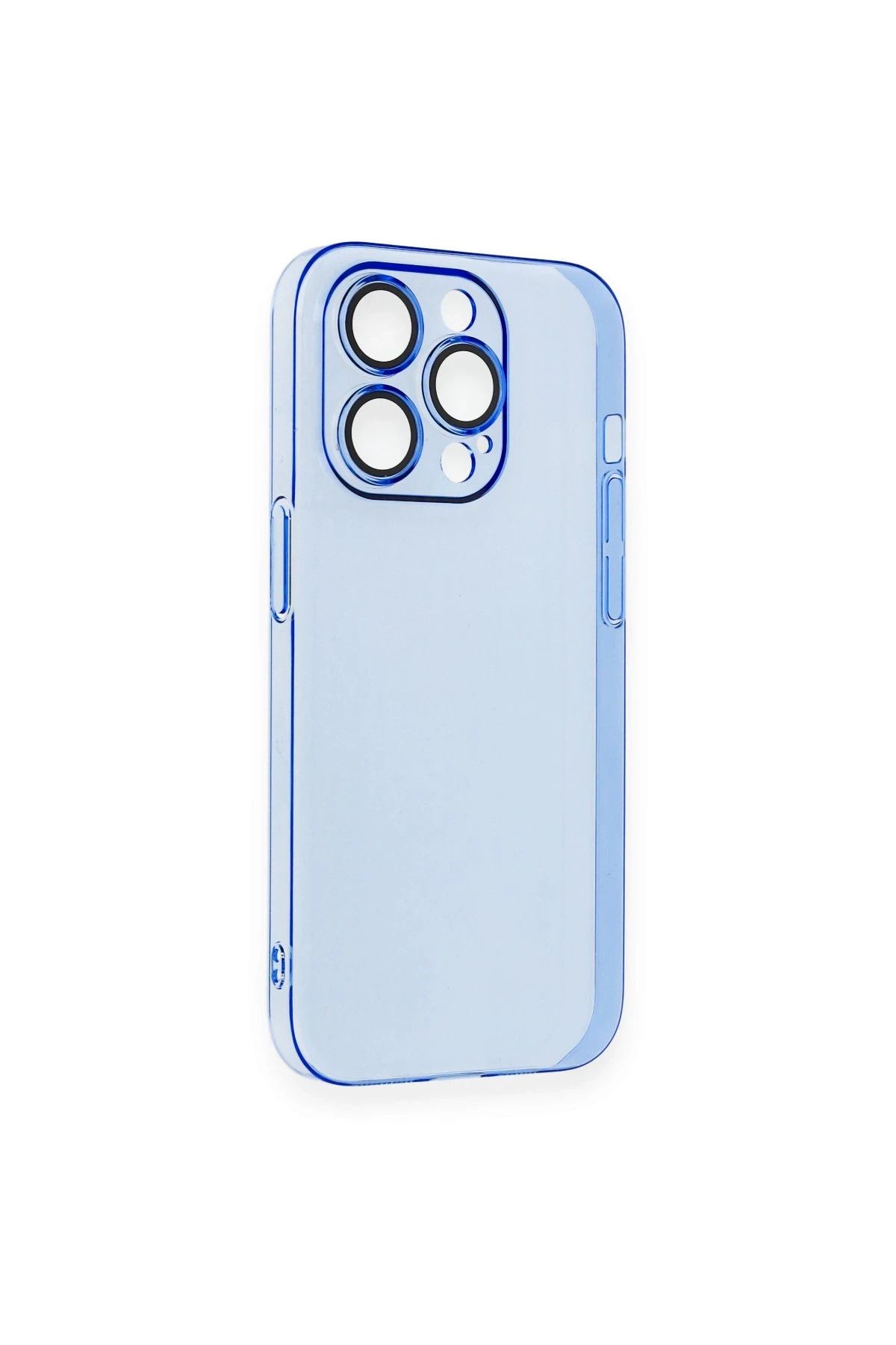 NewFace iPhone 13 Pro Max Kılıf Armada Lensli Kapak - Sierra Blue SVLRS