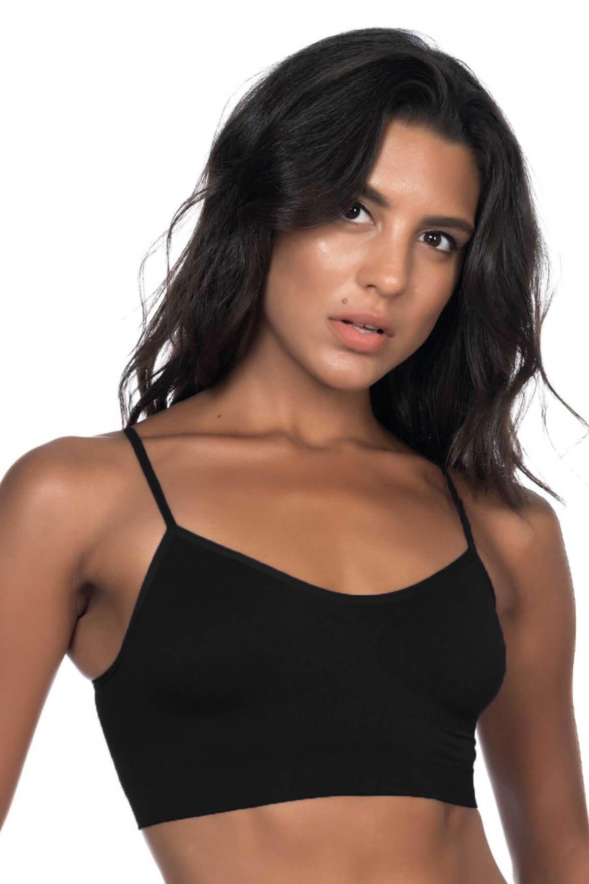 Beruflic SİYAH MI Angel 4003 Soft İp Askı Büstiyer