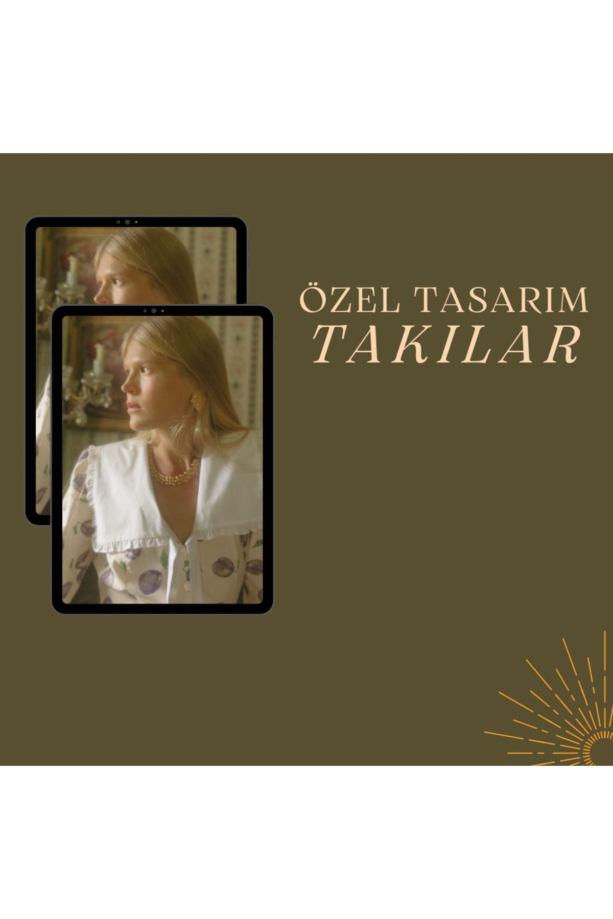 DECOVIENO Özel Tasarım Gümüş Kolye