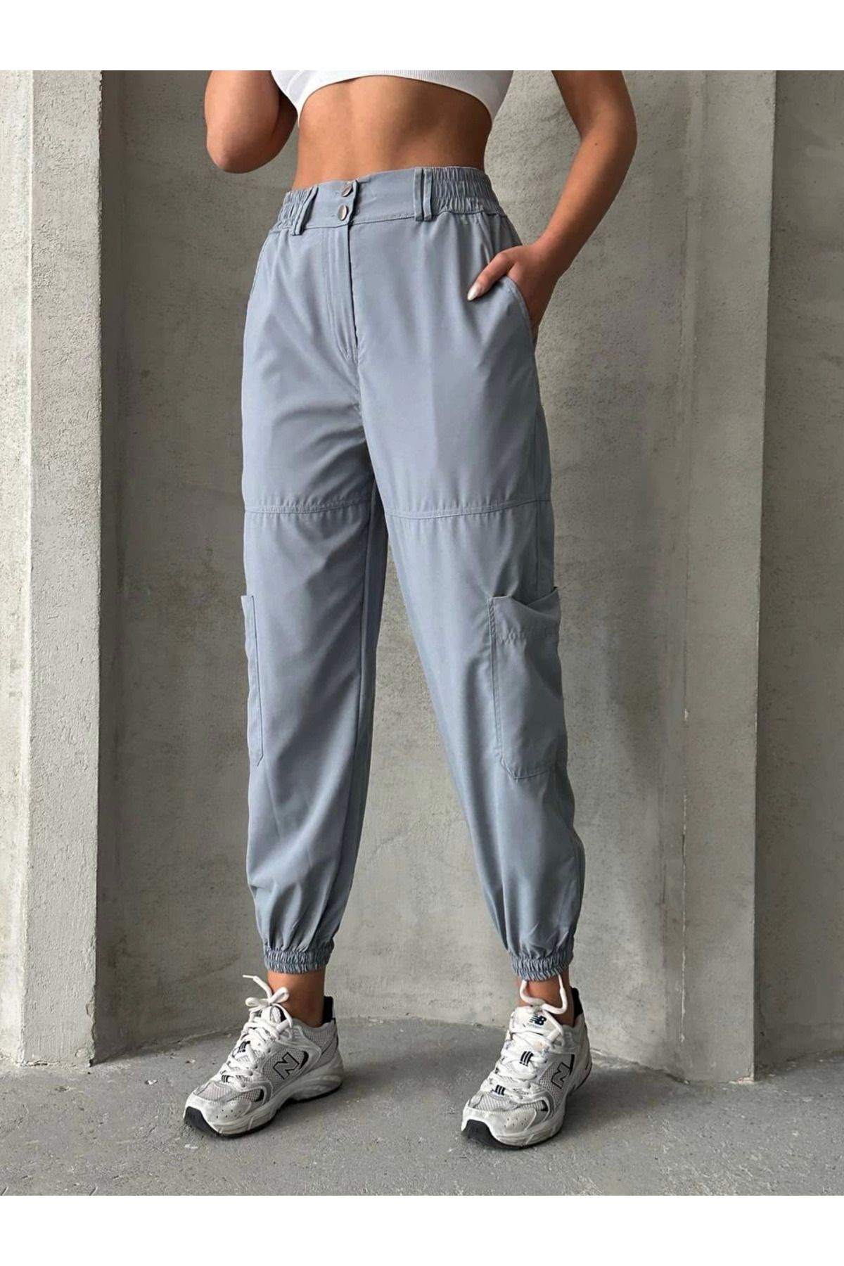 POLEXP Jogger lastik paça pantolon