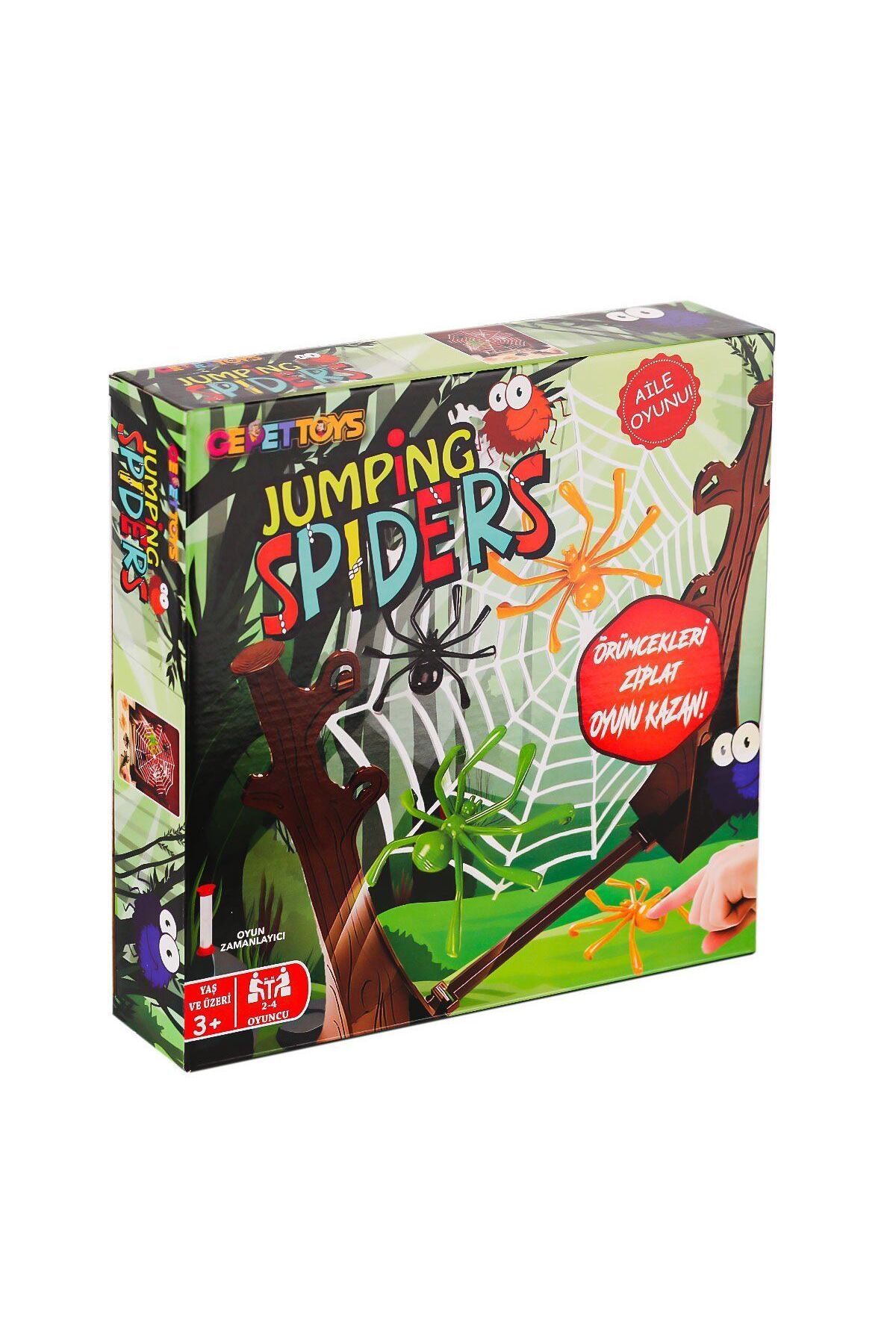 TimeStart JS Jumping Spider Eğlenceli Aile kutu Oyunları -Gepettoys