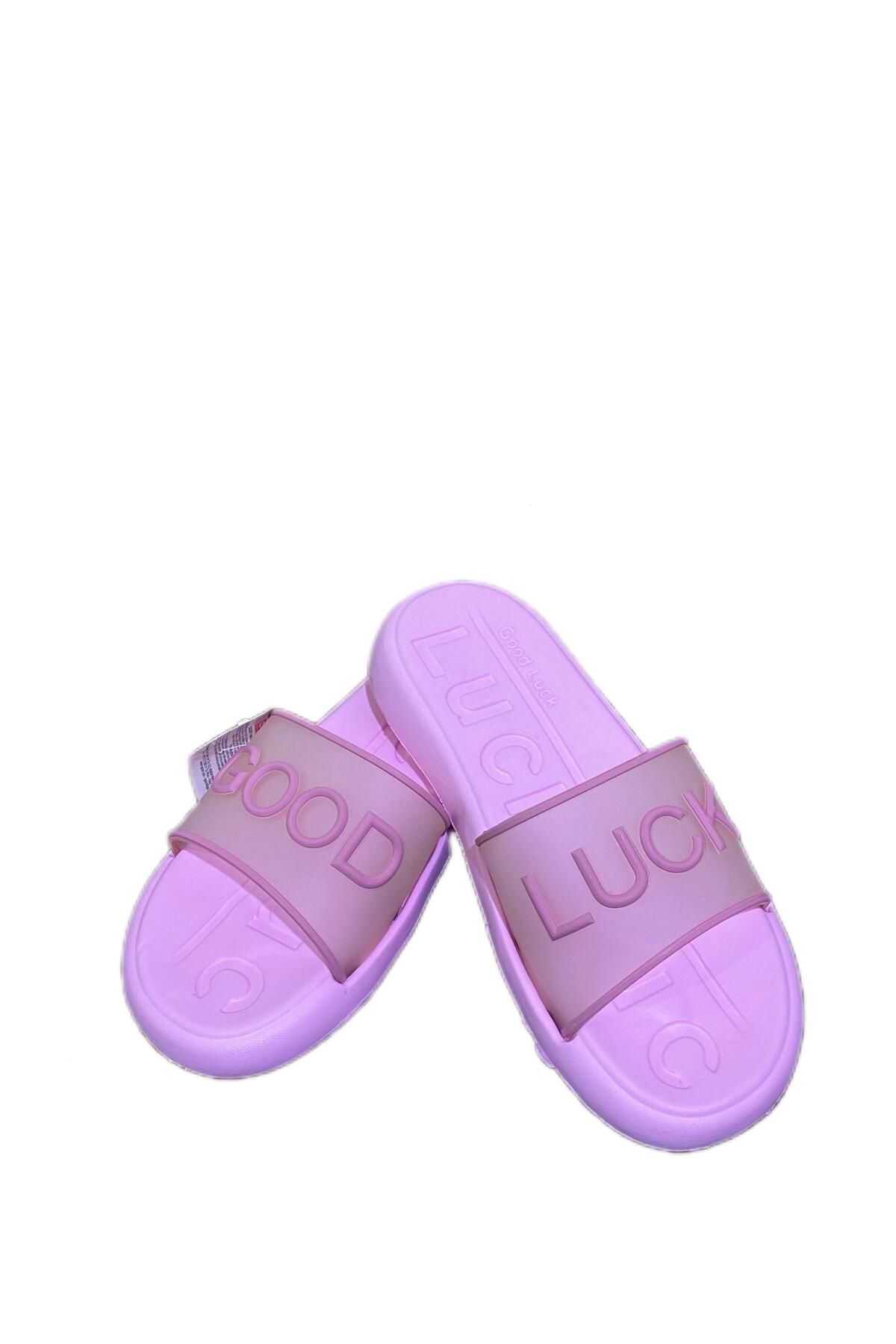 OZES STORE pembe yazlık kadın havuz deniz plaj banyo hamam terliği