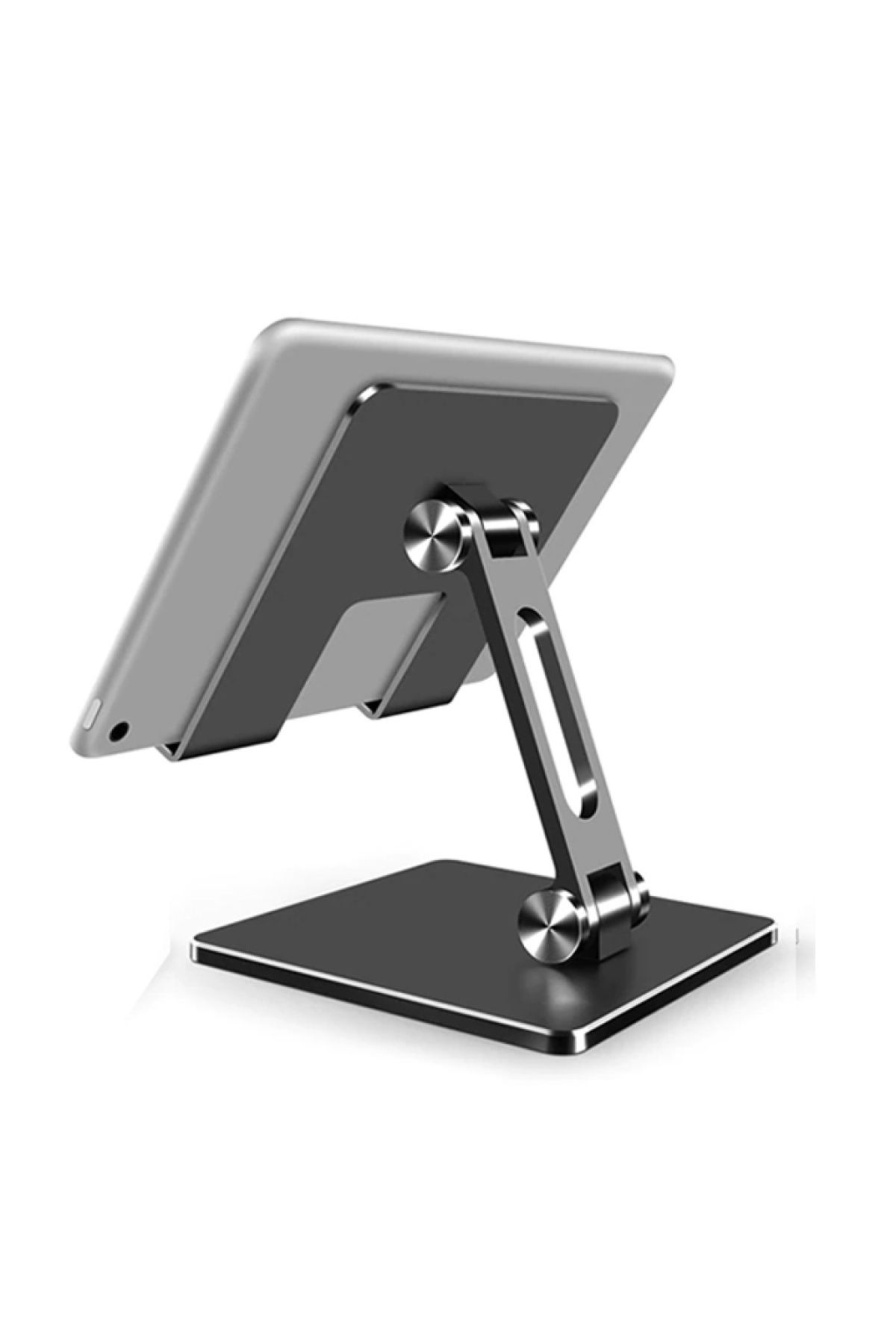 bestdijital MT134 Alüminyum Masaüstü Ayarlanabilir Tablet Tutucu Masa Standı (Füme)