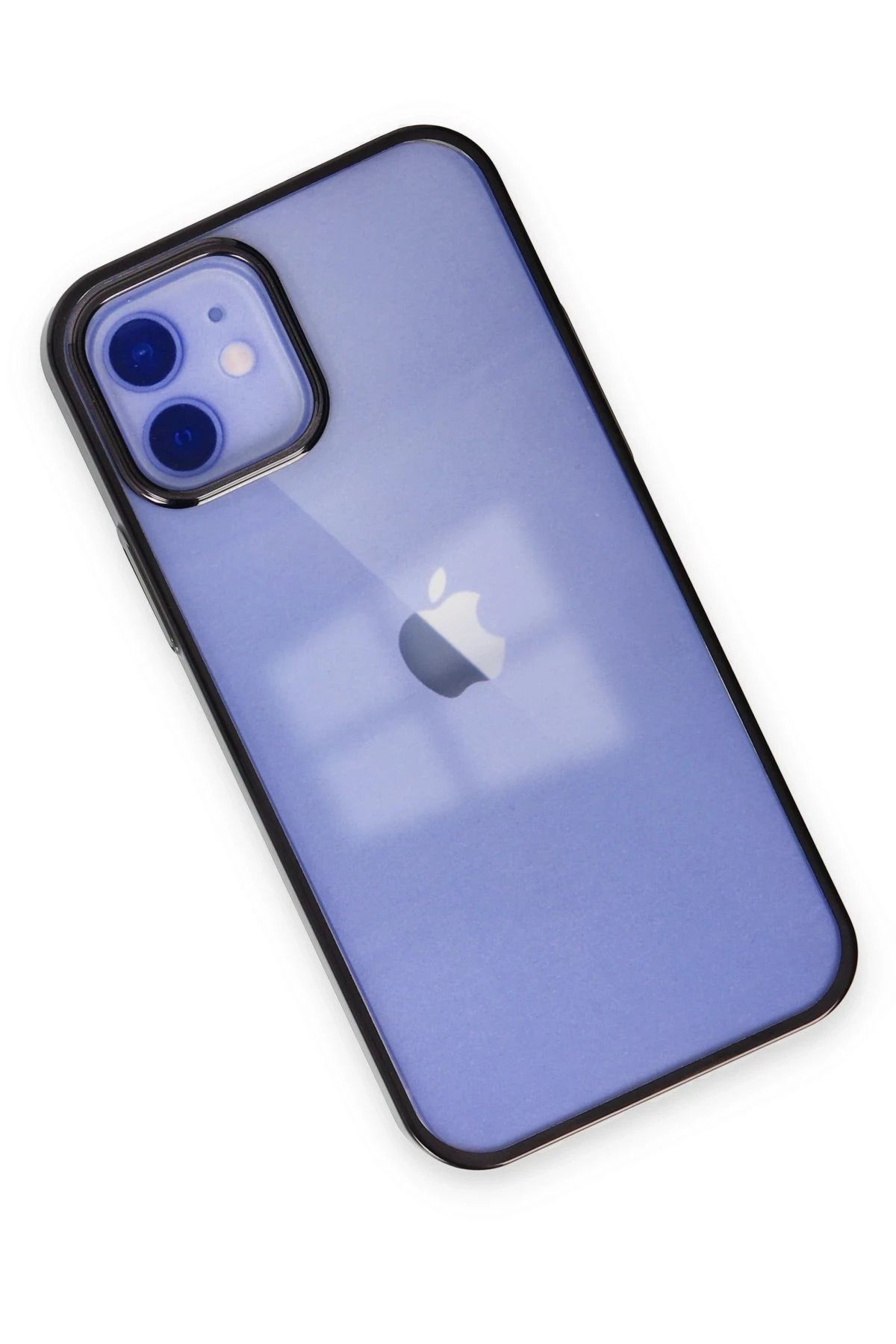 NewFace iPhone 12 Kılıf Element Silikon - Siyah SVLRS